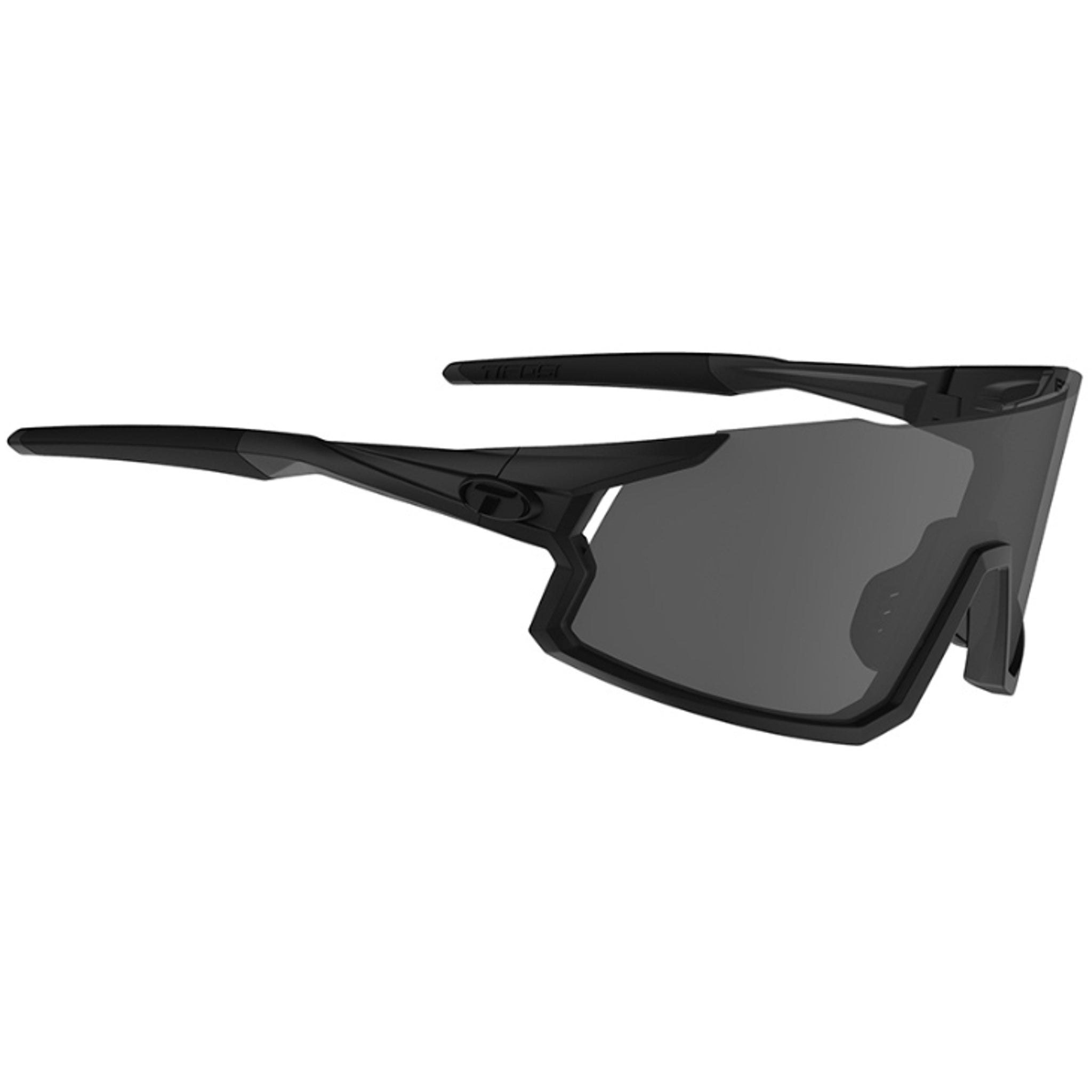 Tifosi Stash Blackout Sunglasses with Smoke, Red, and Clear Lenses