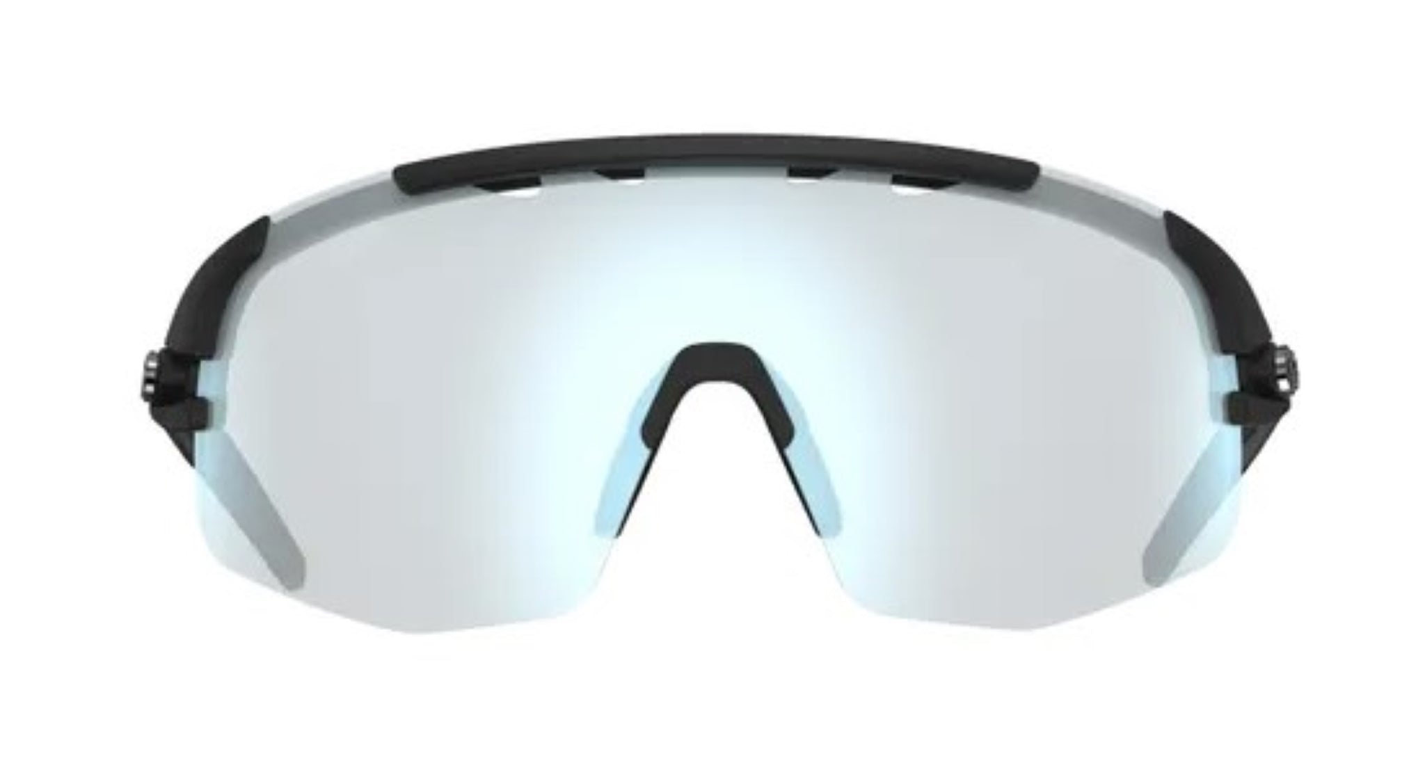 Tifosi Sledge Lite Matte Black/Clarion Blue Cycling Glasses with Fototec Adaptive Lens