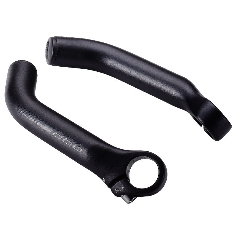 150mm Black BBB Classic One - piece Bar Ends with Superior Strength