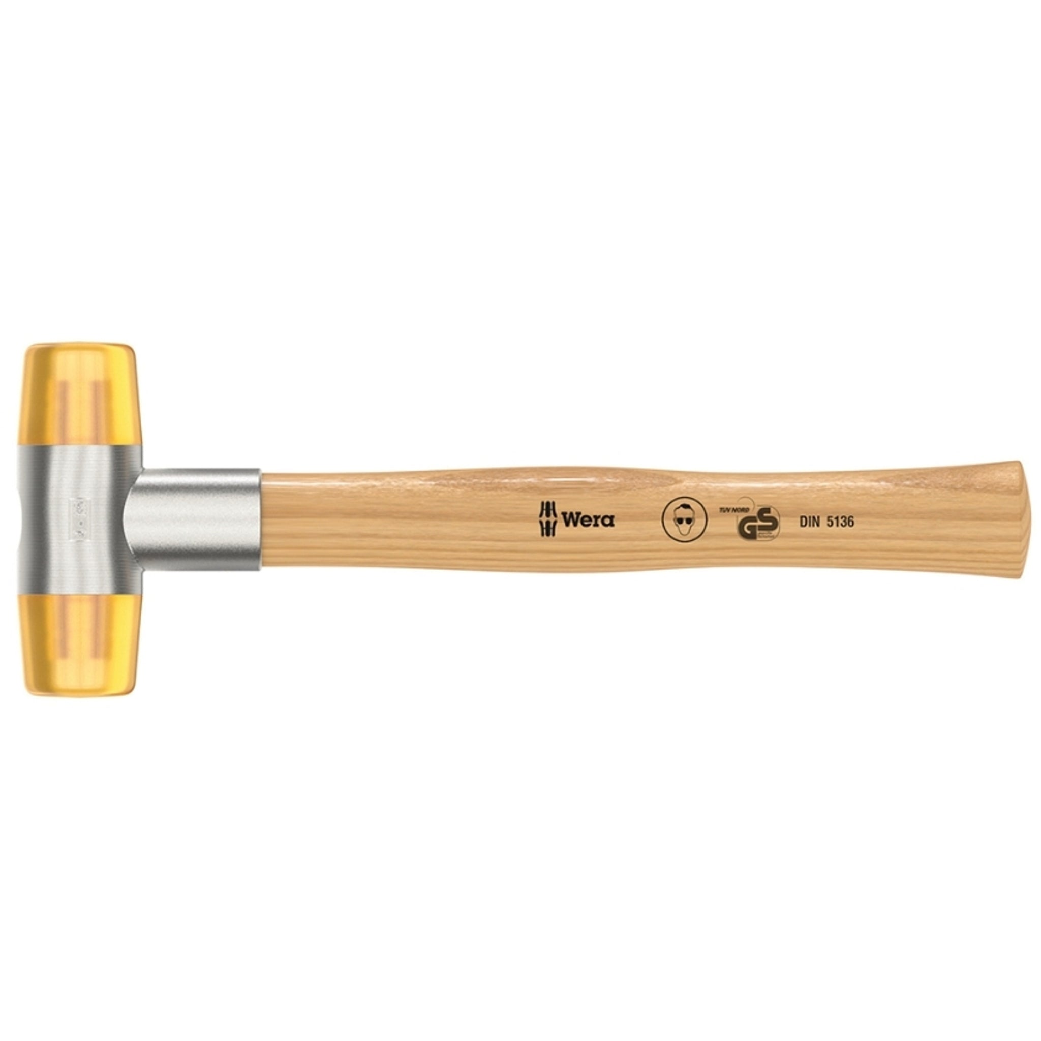 Wera 36mm Soft-Faced Hammer with Durable Cellidor Head Sections