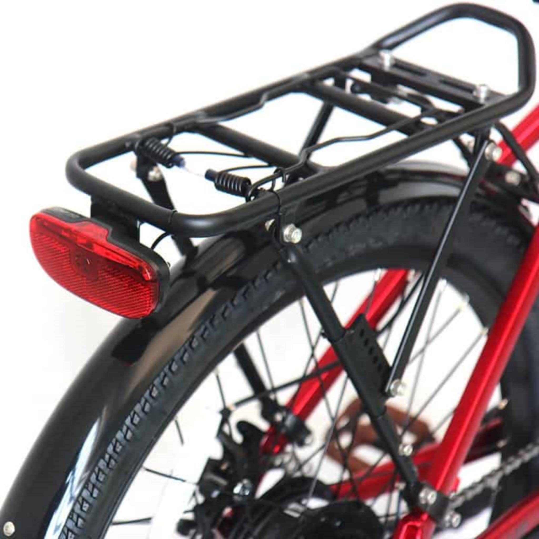 E-Rider Summit Red Electric Bike with 460wh Battery and 27.5 Wheels