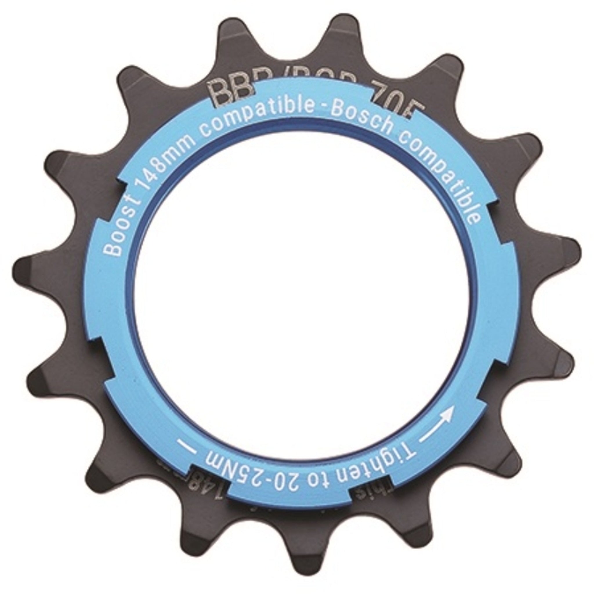 BBB Electric Bike Sprocket 14 Tooth x 3/32 Inch Bosch Compatible for Boost 148mm Compatibility