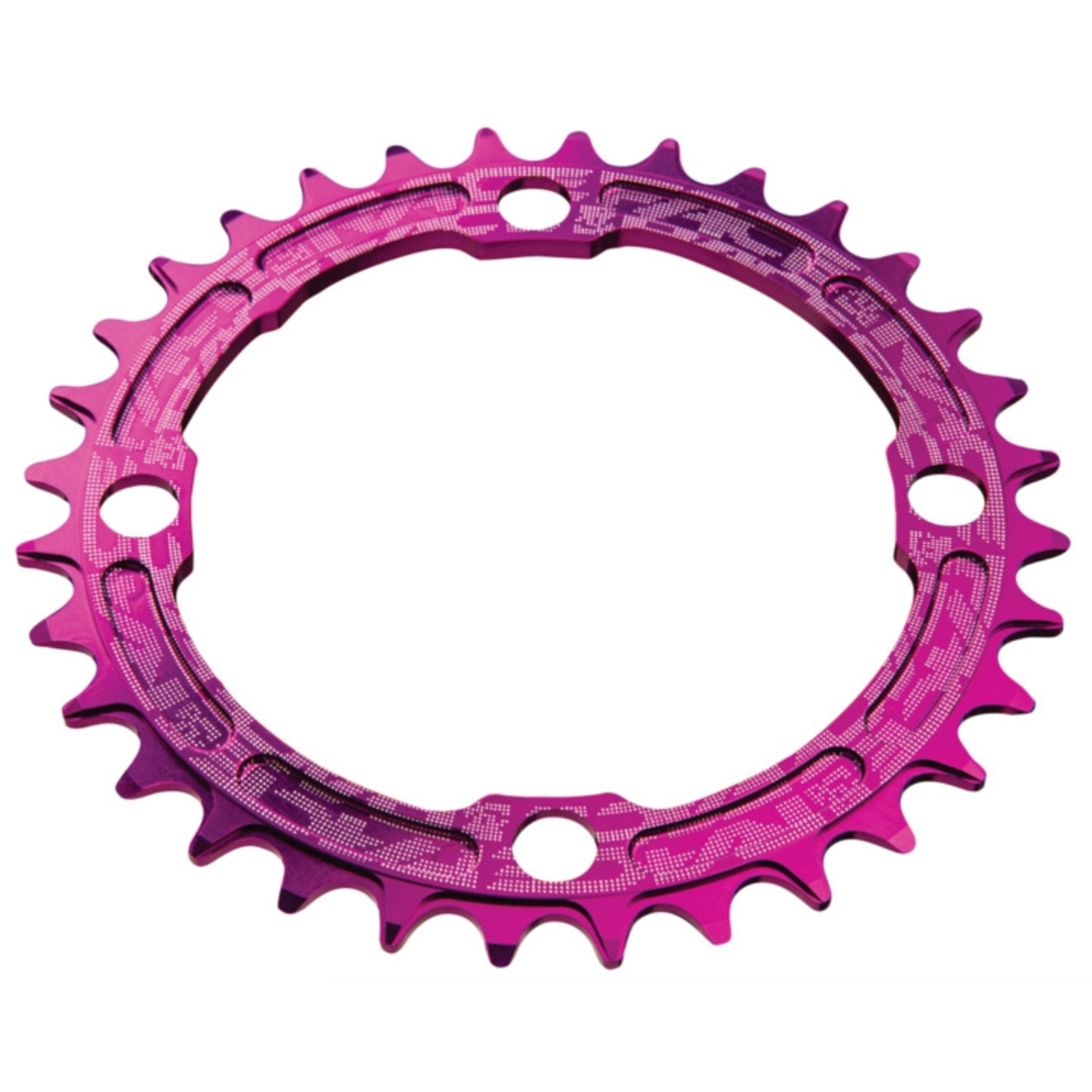 Race Face Single Narrow Wide Chainring for Mountain Bikes, 104X30T, Stunning Purple Color