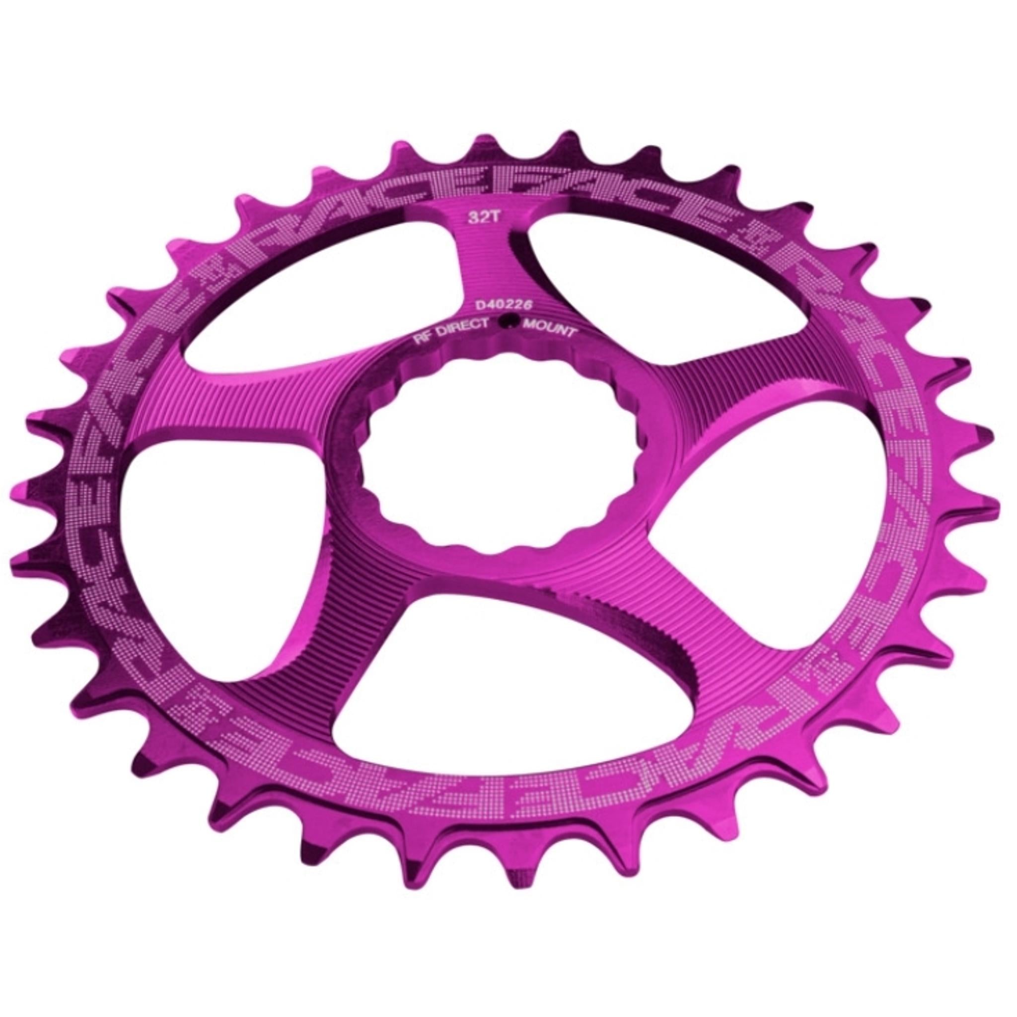 High - Performance Race Face Cinch DM Purple Chainring for Mountain Bikes, 32T, Compatible with 10/11/12 Speed Systems