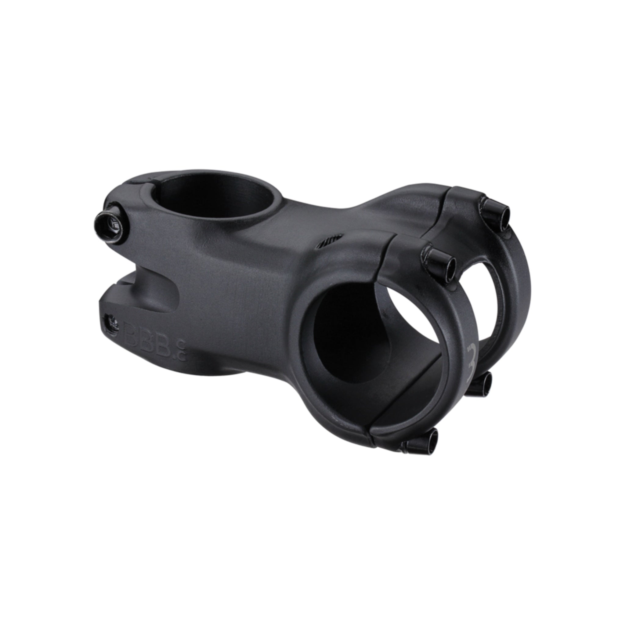 BBB 'Jumper 35' 50mm Black Alloy Stem for 35mm Bars with GO-PRO Mount