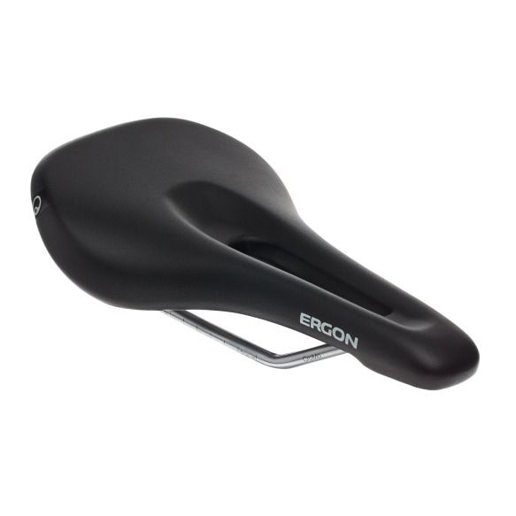Ergon Women's SM M/L Black Saddle for Touring and All-Mountain Riding