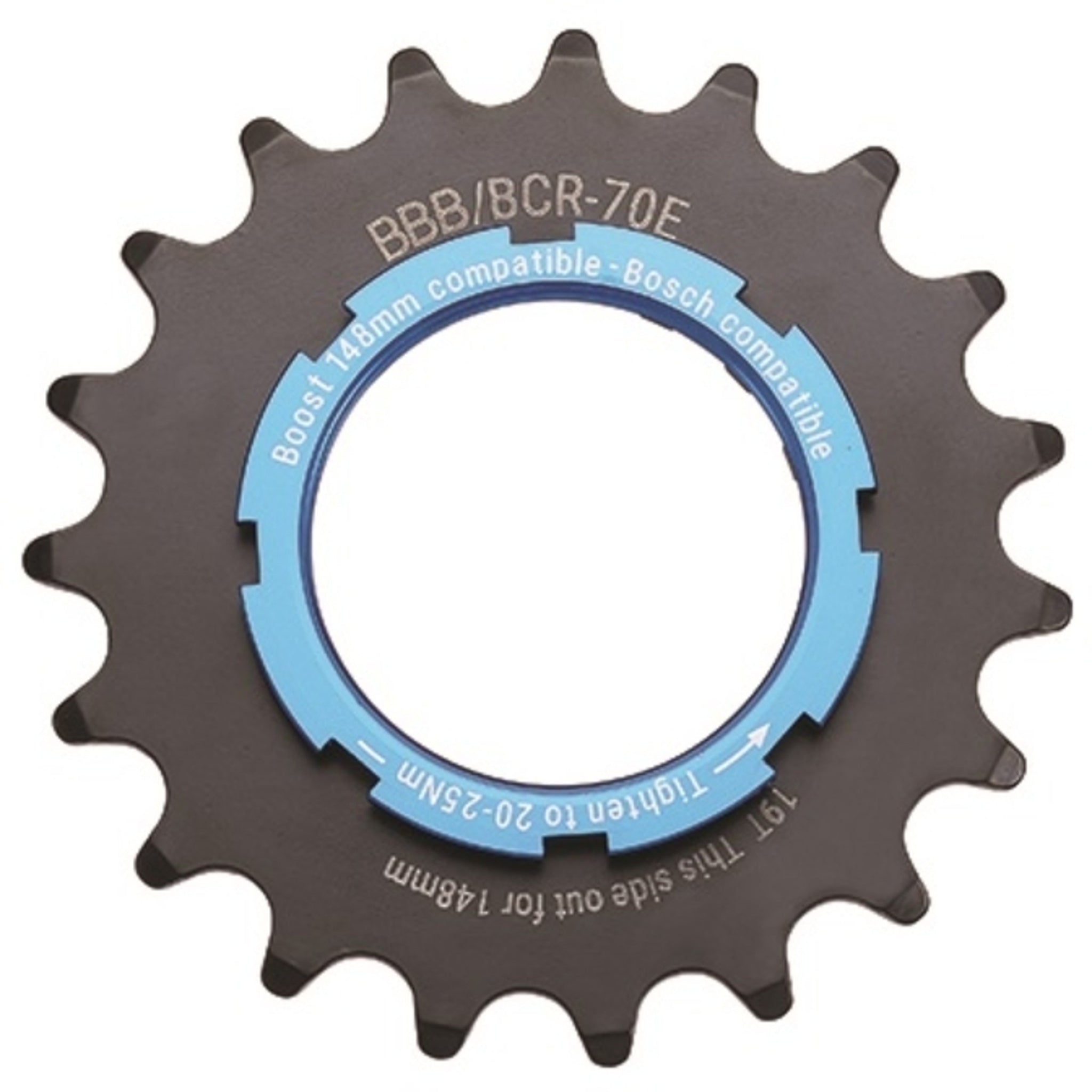 Durable BBB E-Bike 20T x 3/32 Bosch Sprocket for Boost 148mm Compatibility