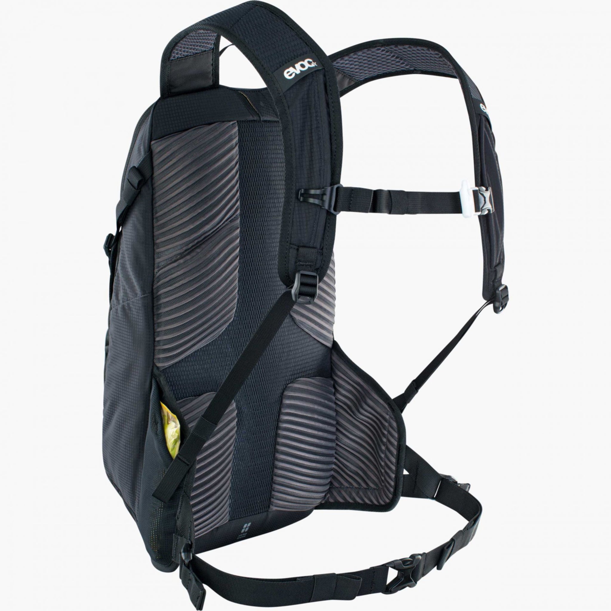Evoc E-Ride 12L Electric Bicycle Backpack in Stone and Petrol Color Scheme
