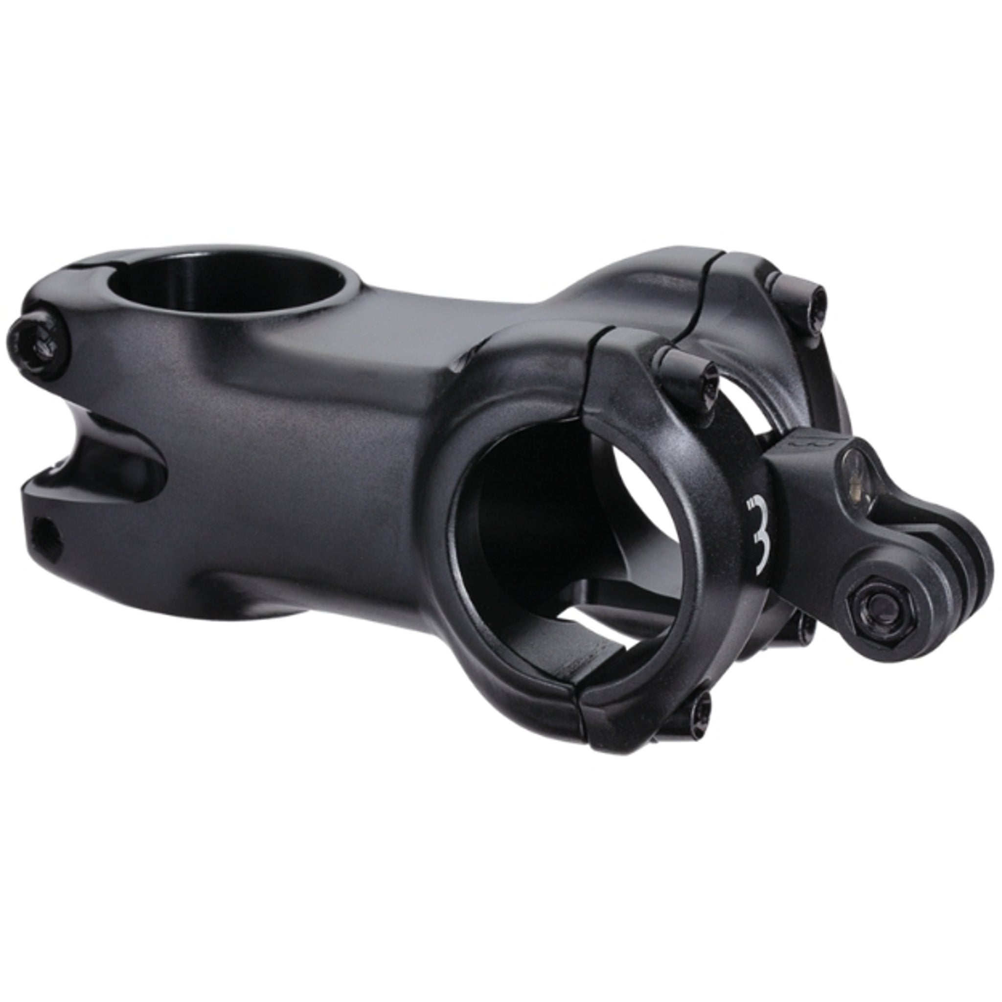 BBB High - Performance Bicycle Jumper Stem with 45mm Length, 31.8 Diameter, 0 Degree Angle, Di2 Compatibility and Go - Pro Mount