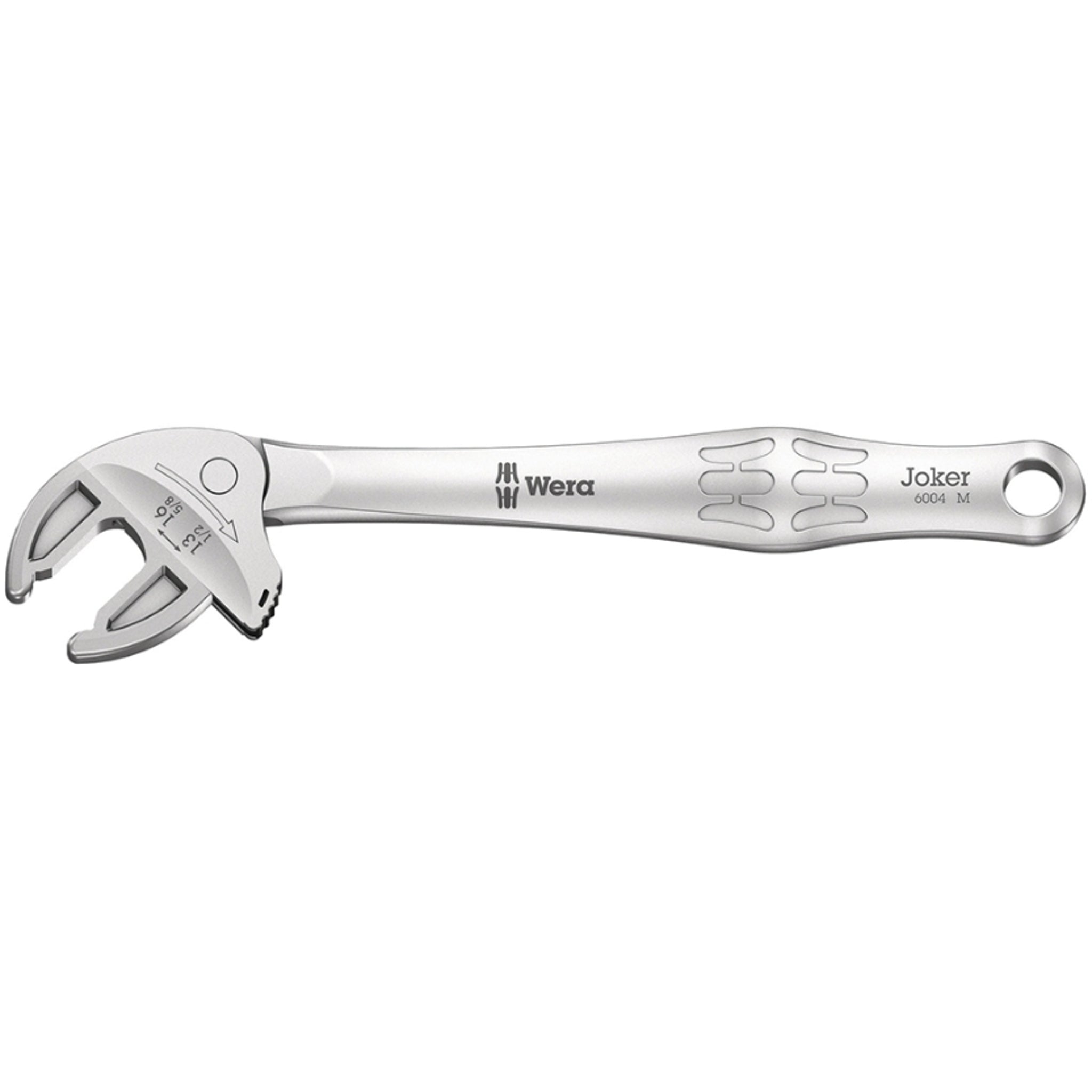 Wera 6004 Joker Medium Self - Adjusting Spanner for Metric & Imperial Use