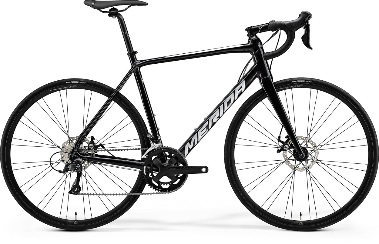 Merida Scultura 200 Metallic Black Road Bike for Fitness and Touring