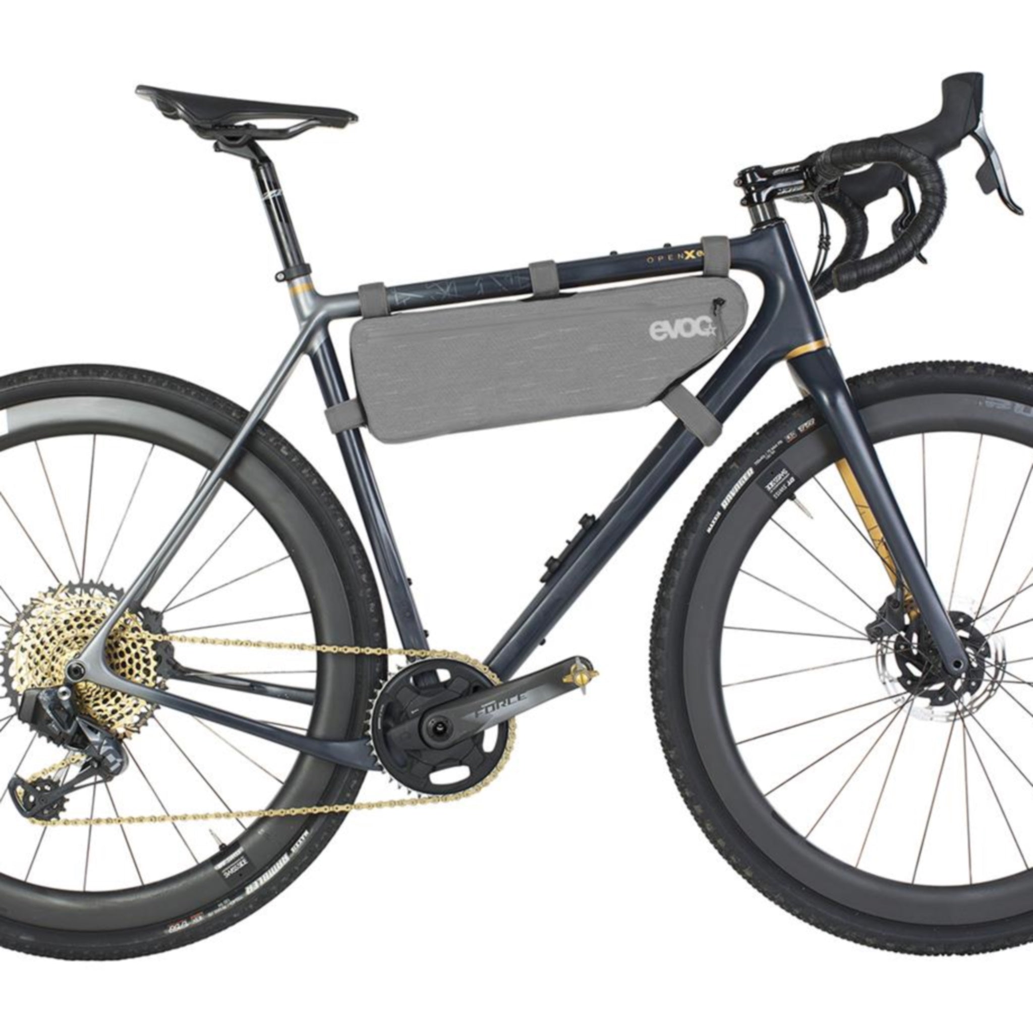Evoc Medium-sized 3.5L Frame Pack in Carbon Grey for Bicycles