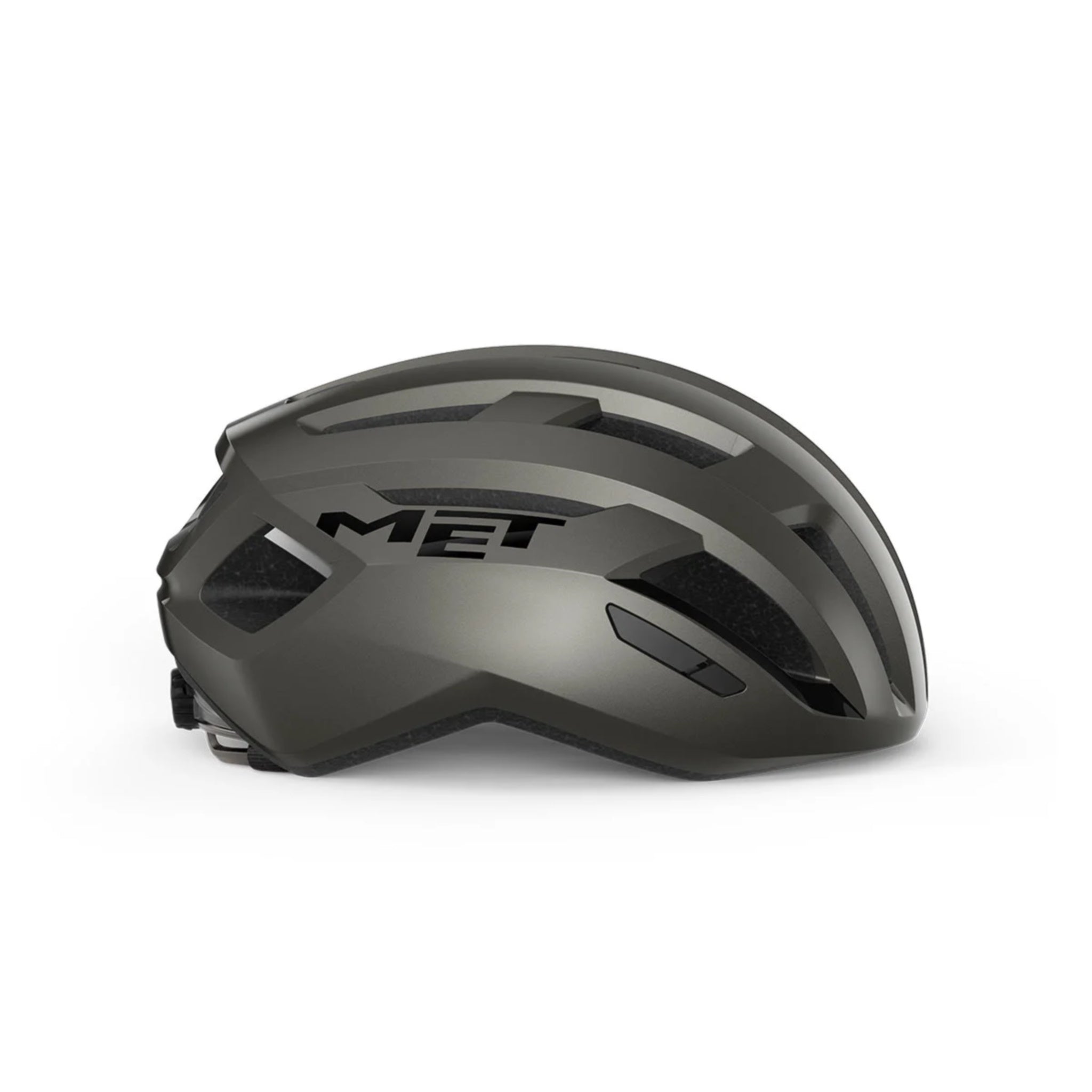 Met Vinci MIPS Professional Cycling Helmet in Titanium Metallic Color