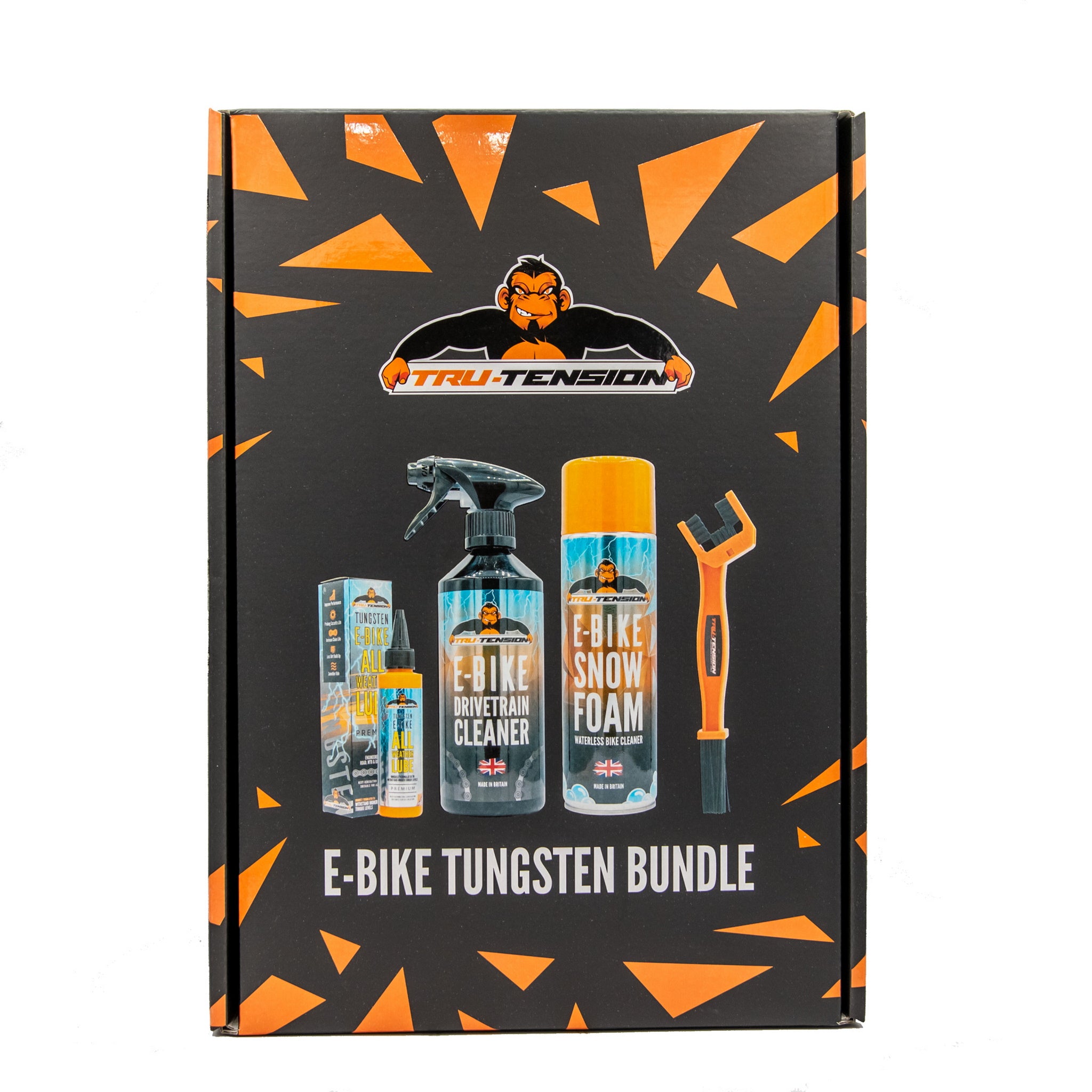 Premium Tru-Tension E-Bike Tungsten Cleaning & Lubricating Bundle