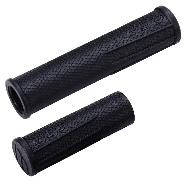 Black Kraton Twist-Shift Cruiser Grips with 130mm and 92mm Length for Optimal Comfort