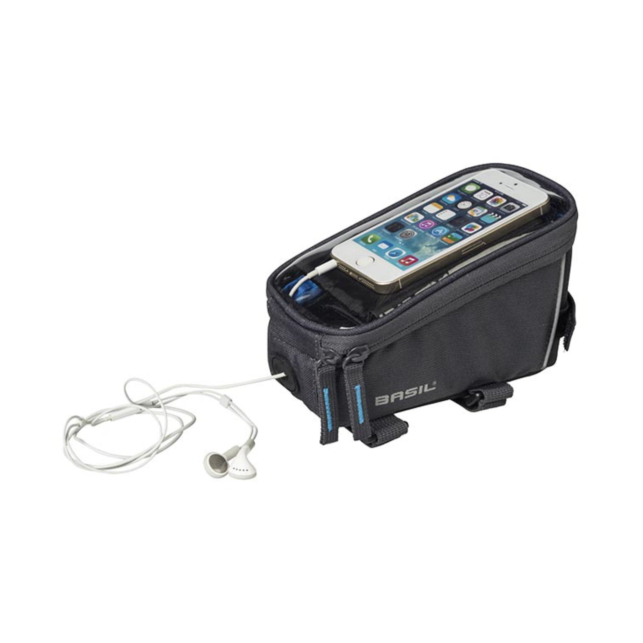 Basil 1L Graphite Water - Repellent Sporty Frame Bag for Bikes