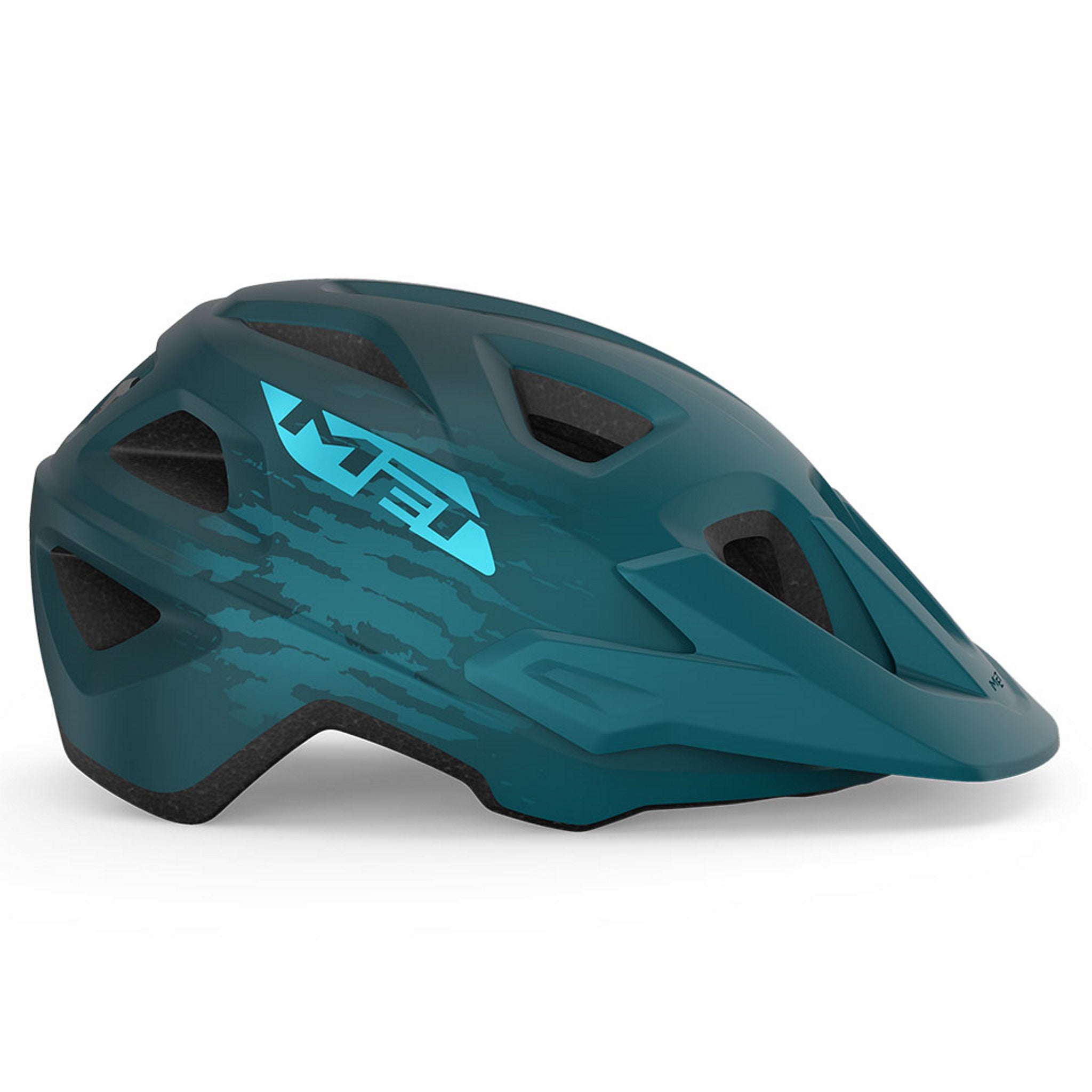Petrol Blue MET Echo MIPS Entry-Level High-Quality MTB Helmet