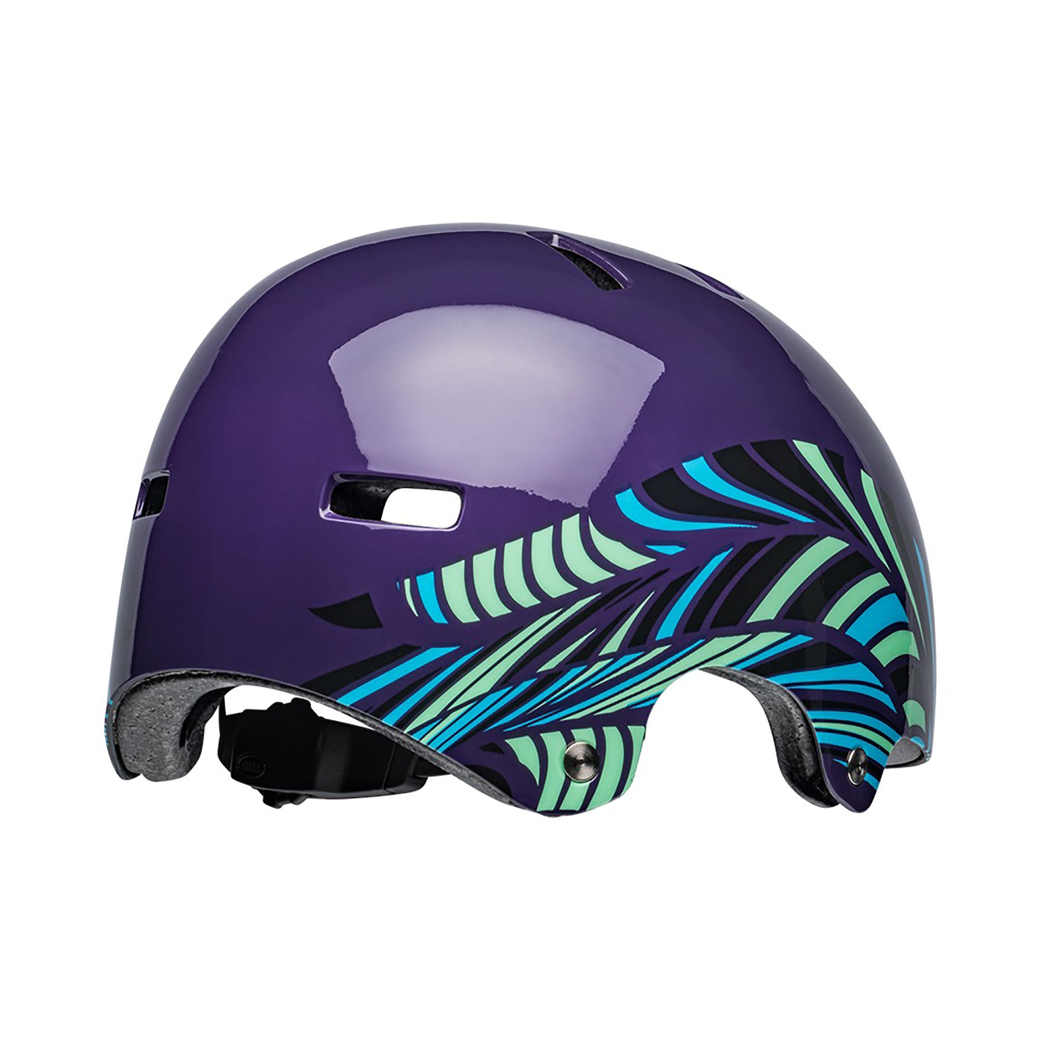 Bell Glossy Purple Chapelle Local Skate Helmet with Advanced Fit