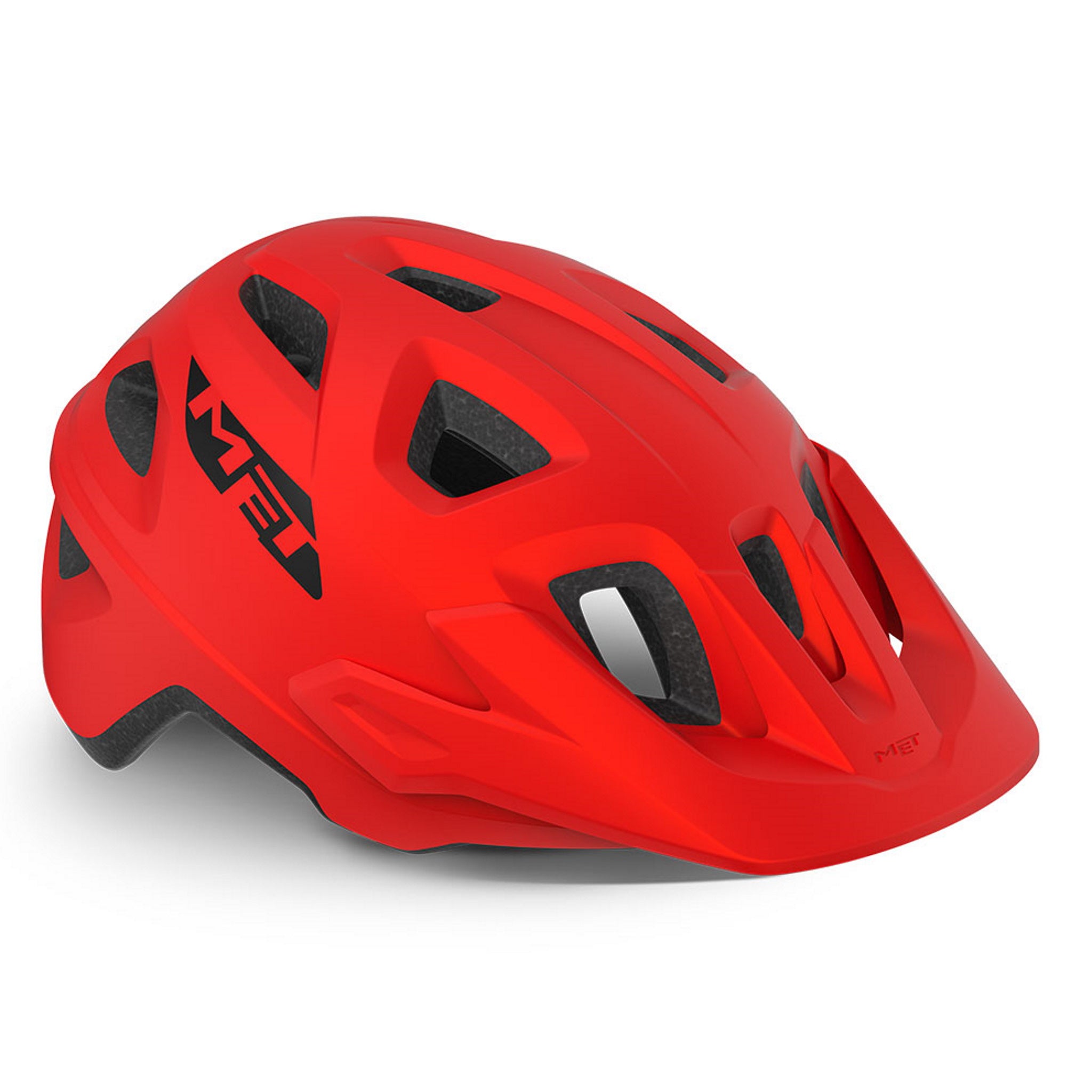 Met Echo Mountain Bike Helmet in Matte Red Color