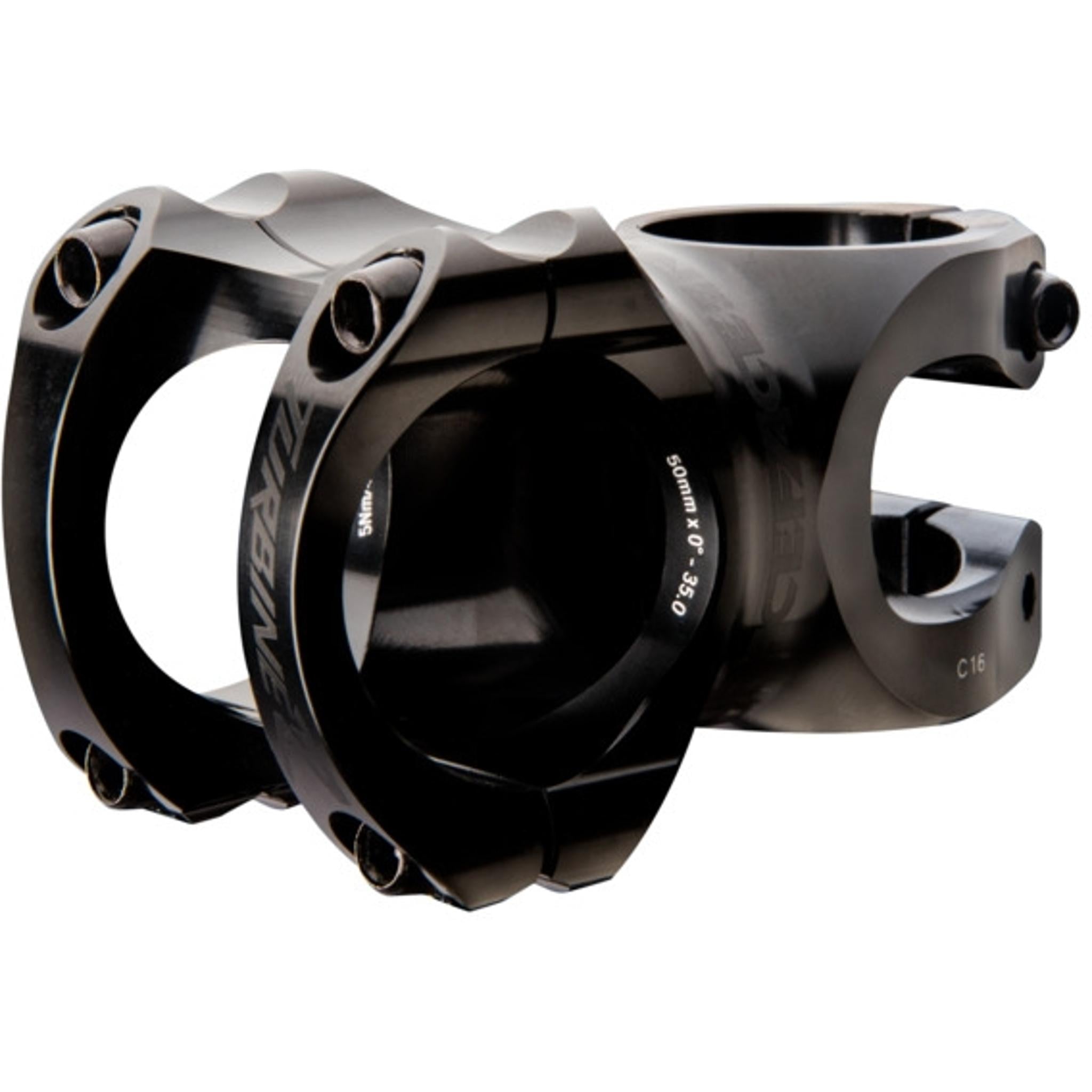 Race Face Turbine R 35 Handlebar Stem for Aggressive All - Mountain and Enduro Biking, 35 x 32mm with No Rise, in Sleek Black Color
