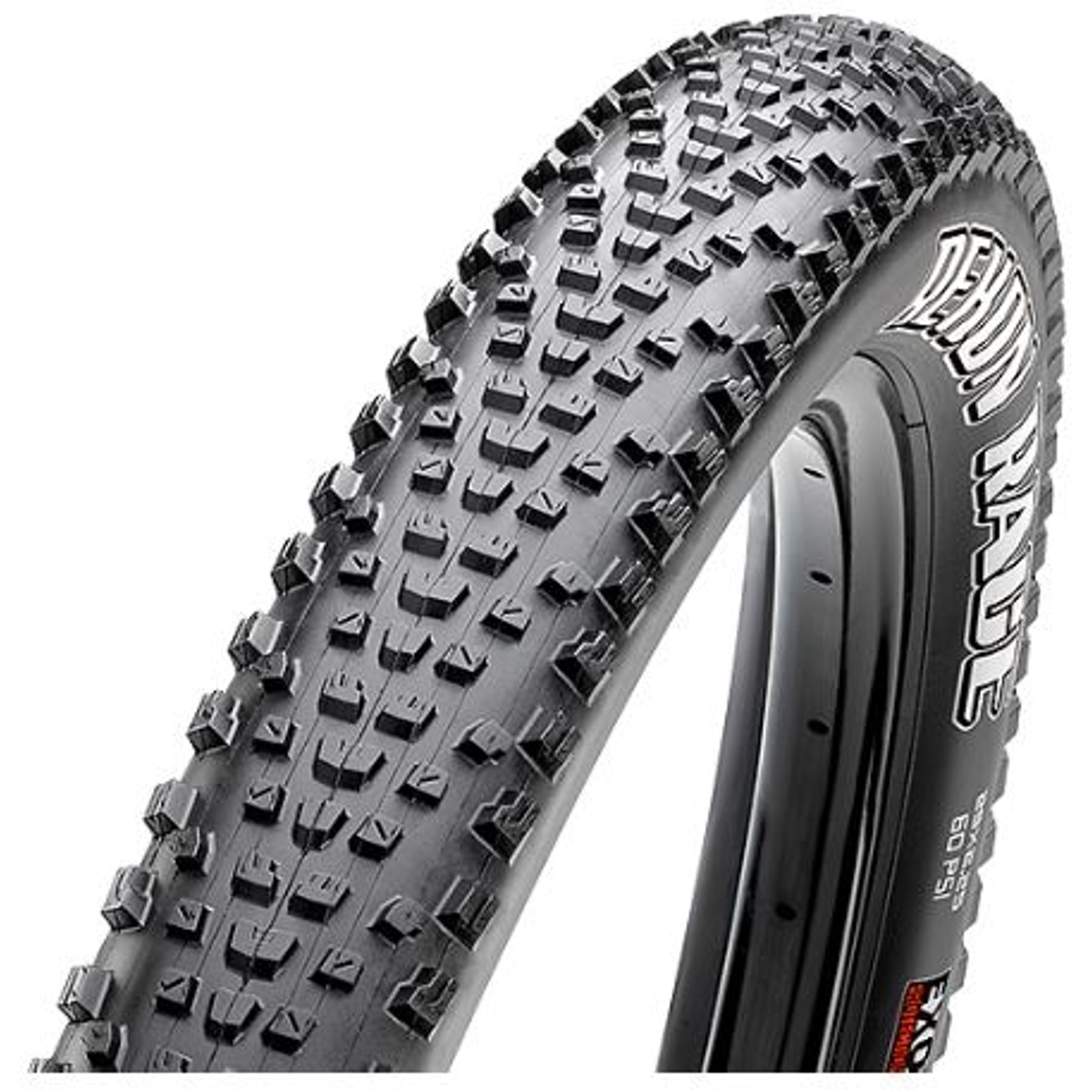 Maxxis Rekon Race Folding Mountain Bike Tire with EXO TR Protection, Size 29 x 2.25 for Competitive Cross - Country Racing