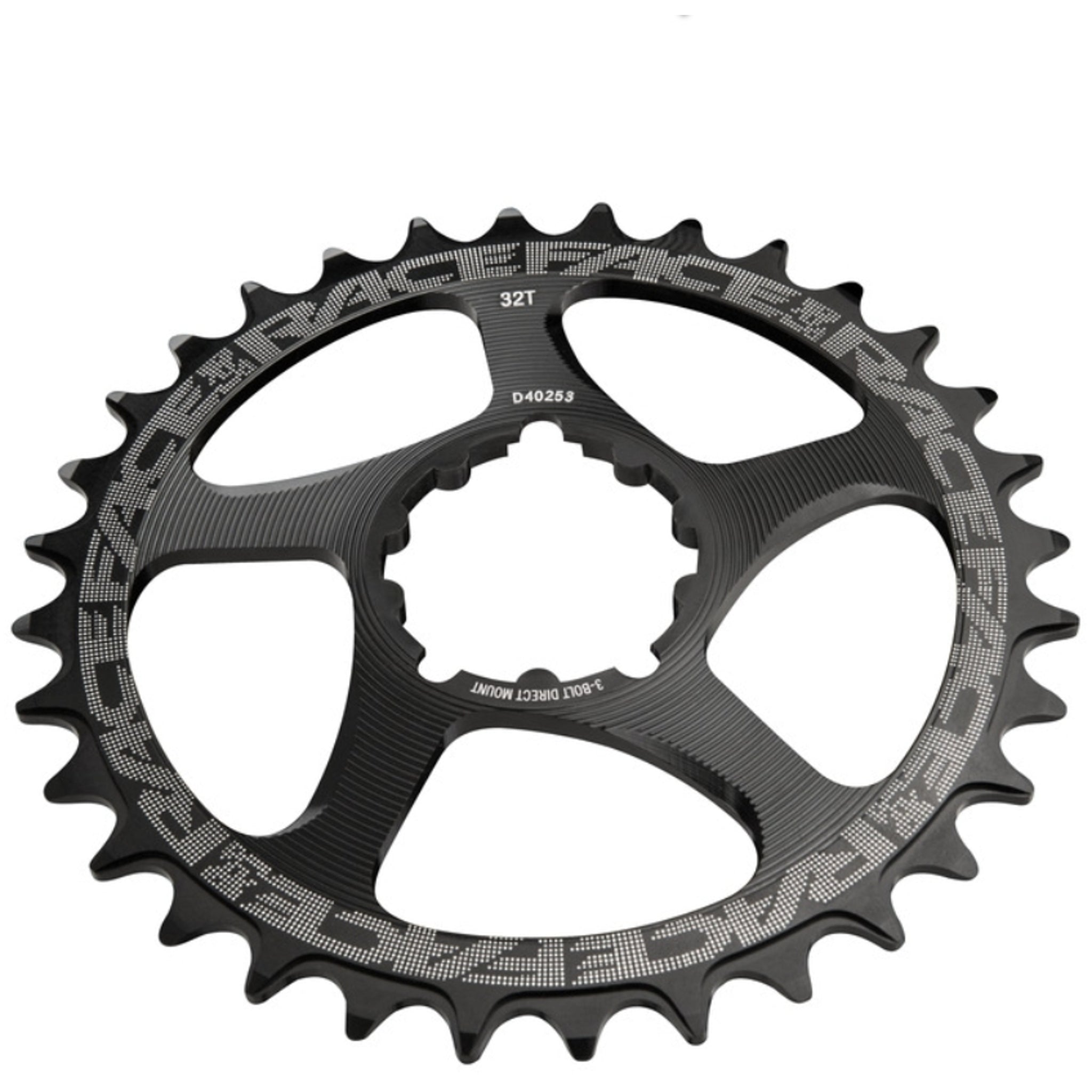 Black 28T Race Face 3 - Bolt Direct - Mount Chainring for SRAM Cranks