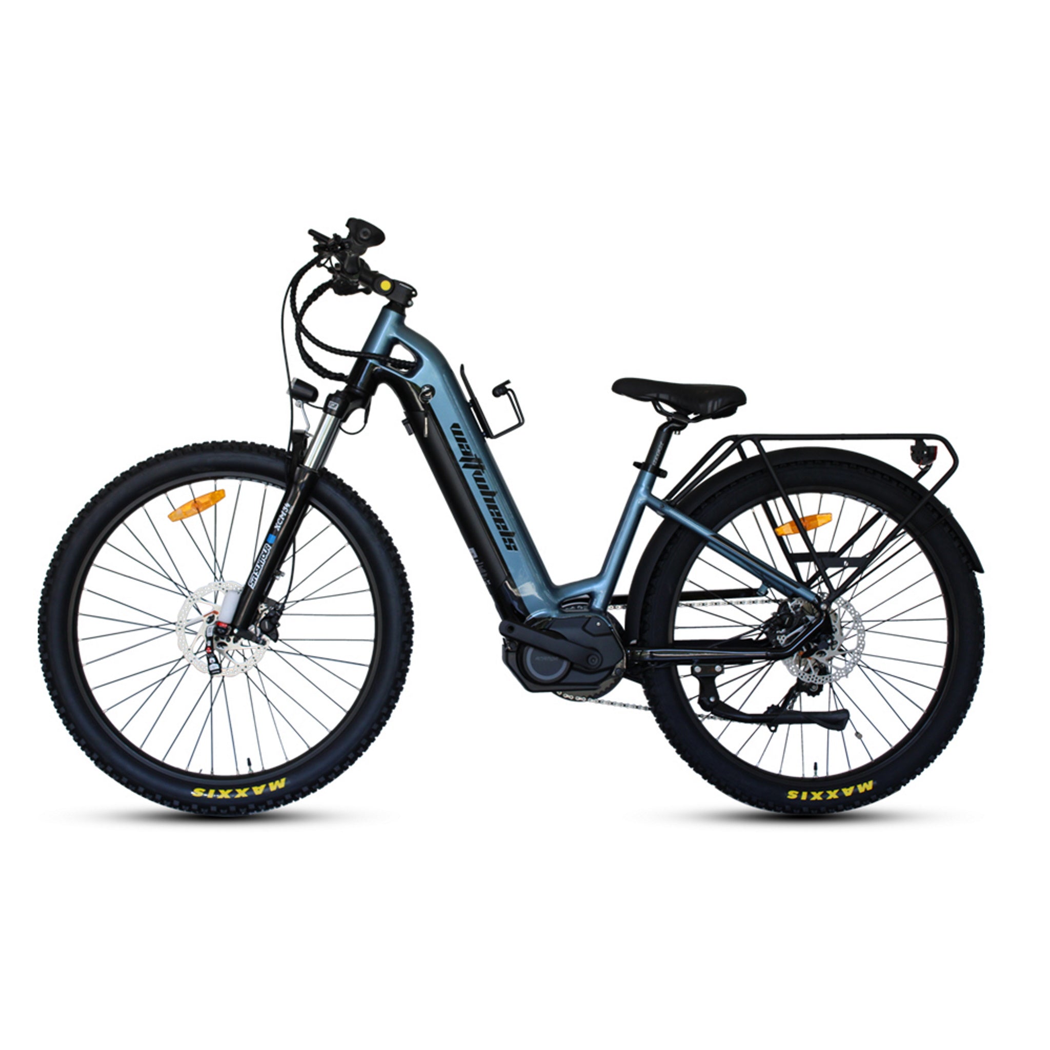 Watt Wheels Bighorn LS Electric Bike with 720Wh Battery in Gloss Stone Blue