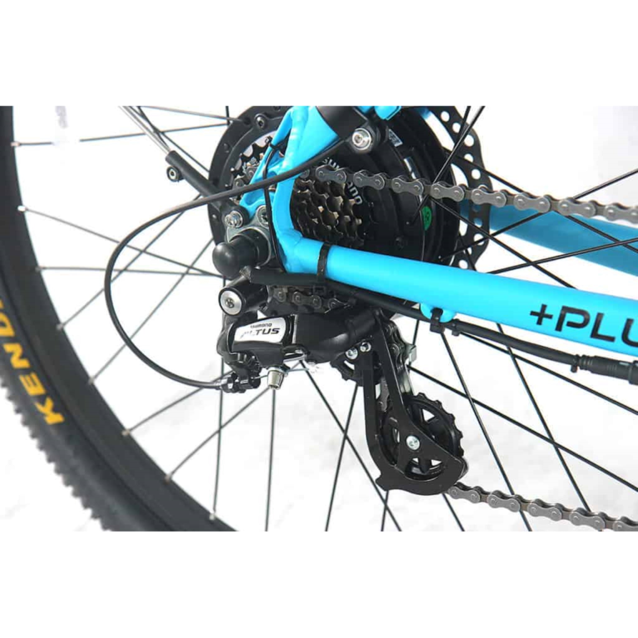 E-Rider Summit High-Performance Electric Trail Bike with 460wh Battery, 27.5-Inch Wheels, and Stunning Blue Color