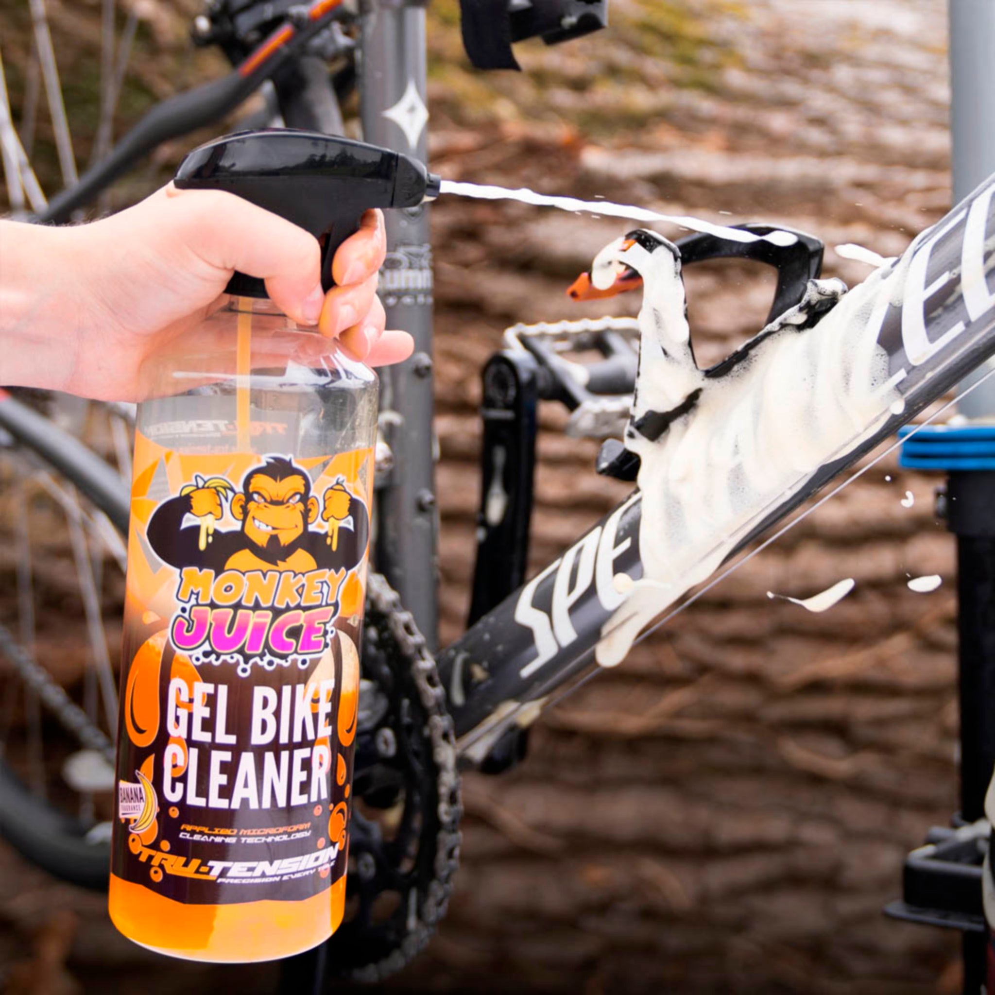 1L Tru-Tension Monkey Juice Gel: High - Performance Biodegradable Bike Cleaner