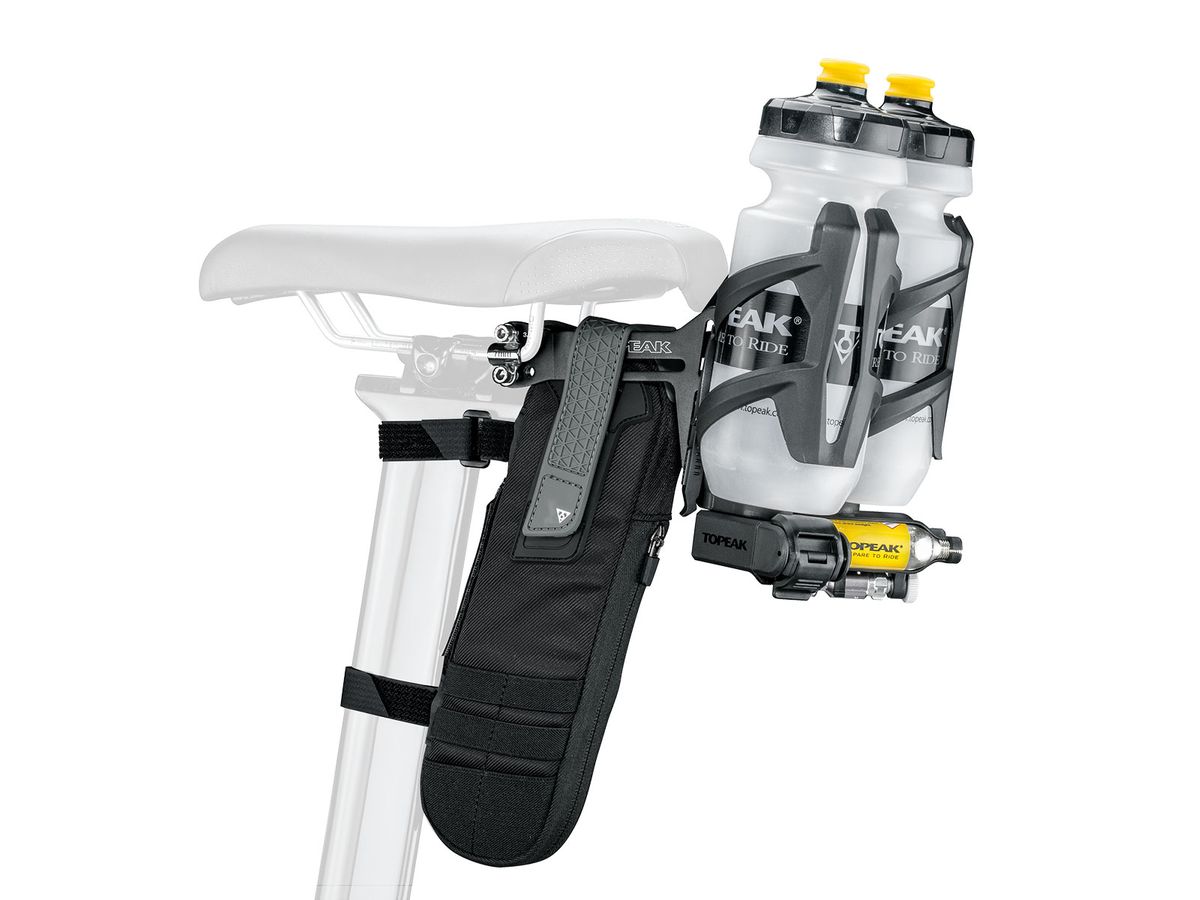 Topeak Tri-Backup Pro Mount: Adjustable for Saddle Parallel Rail Section