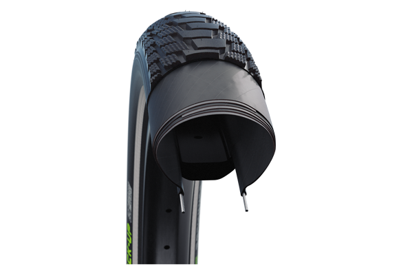 Schwalbe 26 x 2.15 Performance Wire Addix - E Super Defence TwinSkin HS609 Tyre for Excellent Cargo Biking