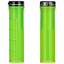 Deity Green Lock - On Style Knuckleduster Grips for Bicycles