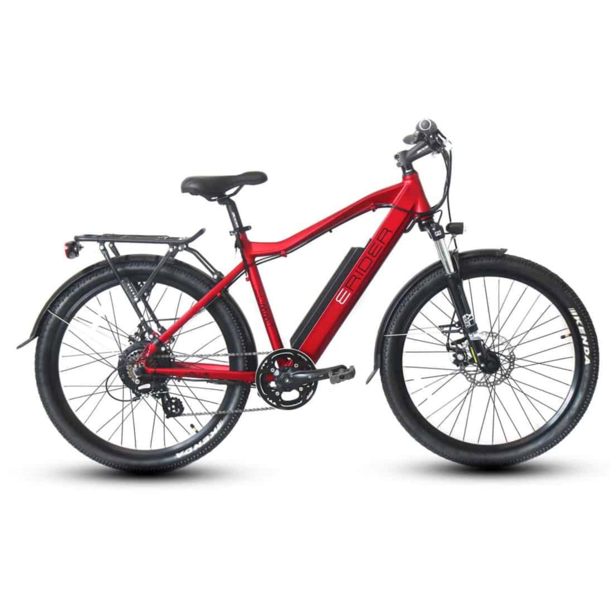 E-Rider Summit Red Electric Bike with 460wh Battery and 27.5 Wheels