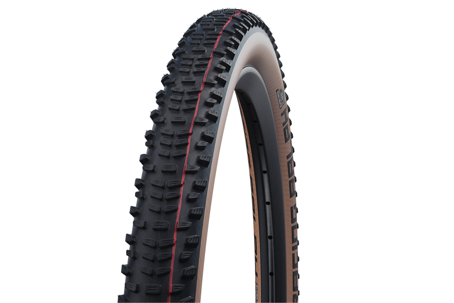 Schwalbe Racing Ralph 29 x 2.35 Evolution Folding Addix Speed Red TL-Easy SuperRace Tyre with Transparent Sidewall
