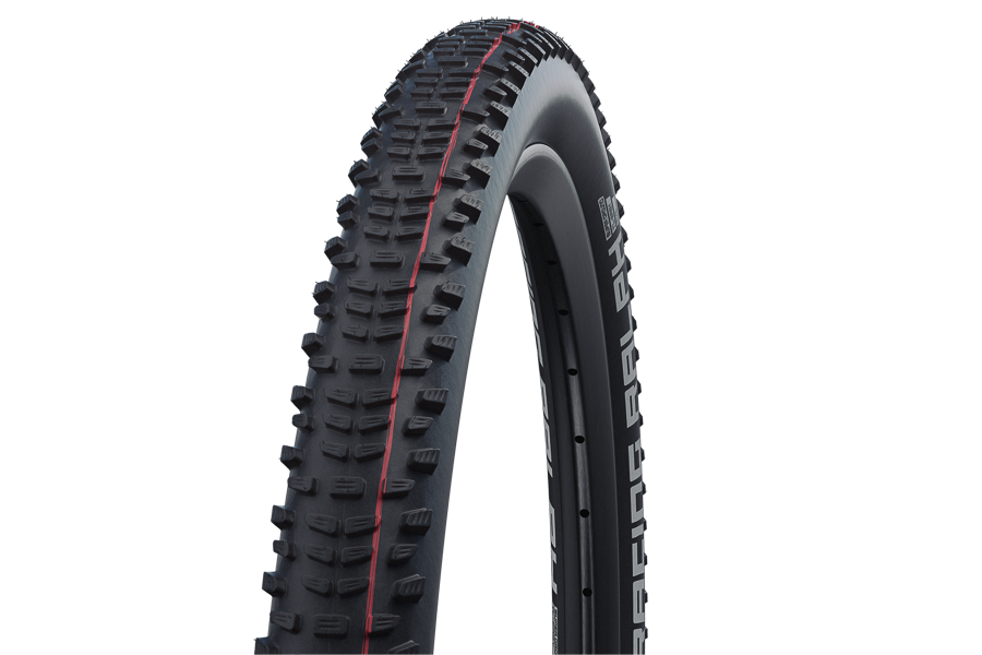 Schwalbe Racing Ralph 29 x 2.35 Evolution Folding Addix Speed Red TL-Easy SuperRace Tyre with Transparent Sidewall