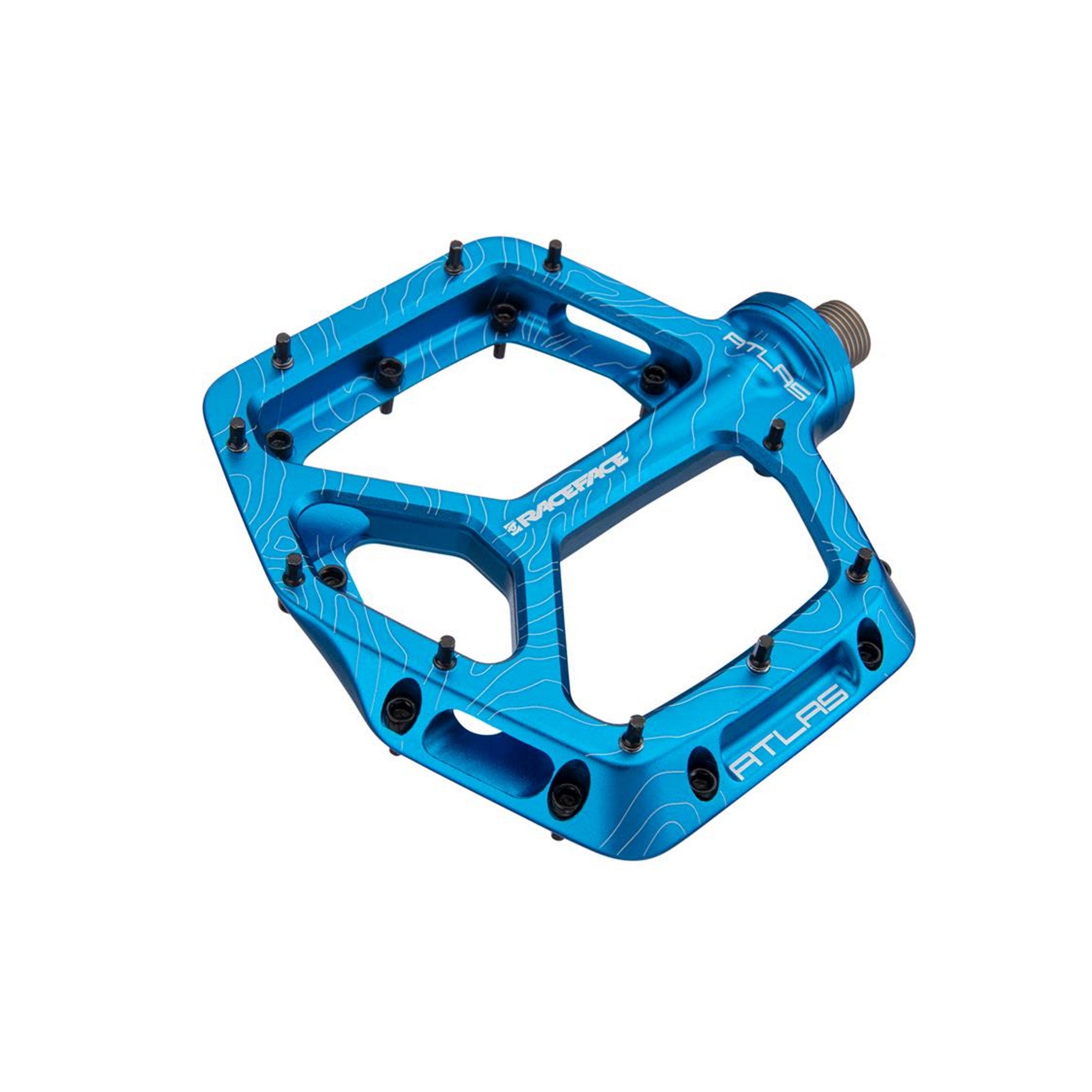 Race Face Blue Atlas Alloy Mountain Bike Pedal - High - Performance and Durable