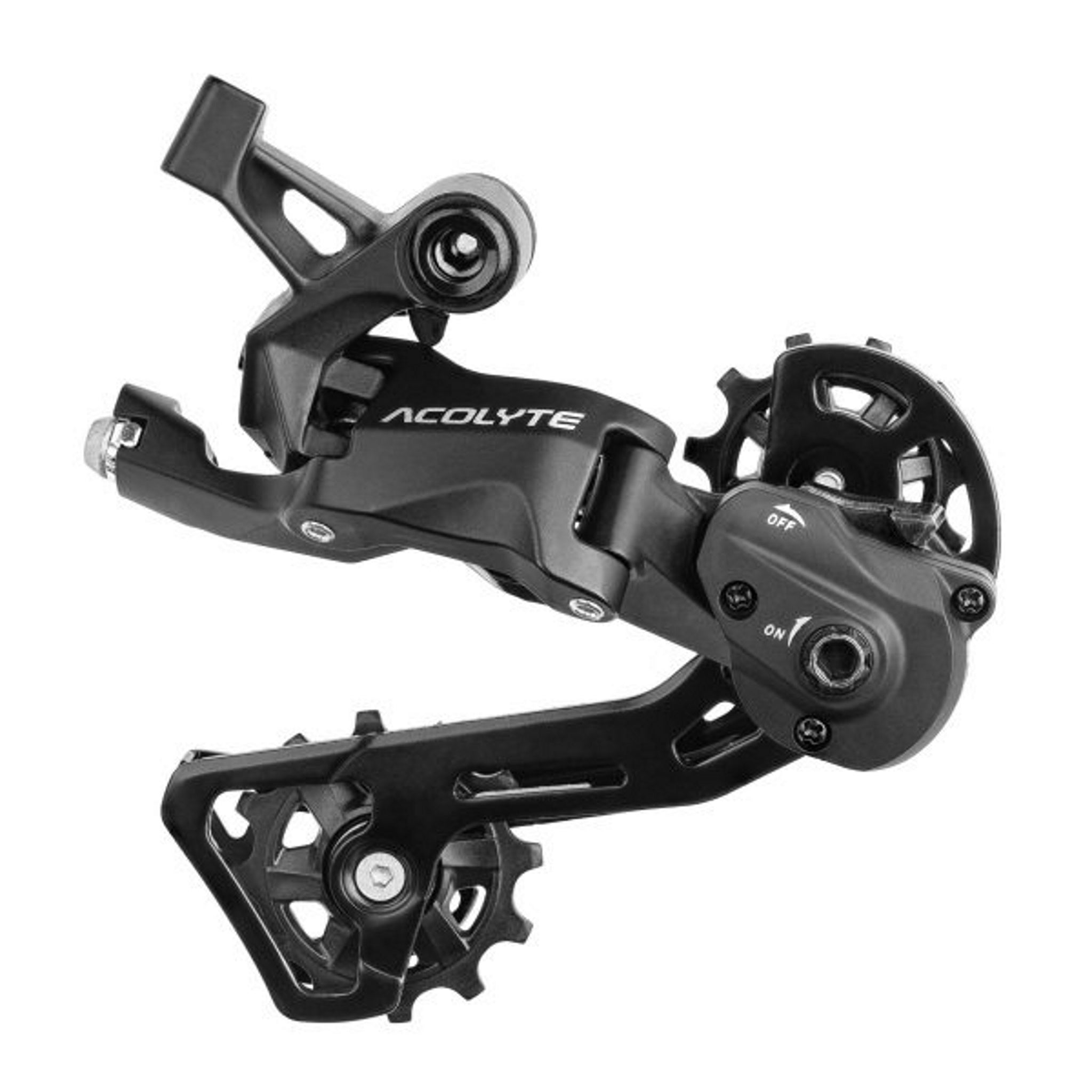 8-Speed Microshift Acolyte Medium Cage Rear Derailleur with Innovative Springlock System