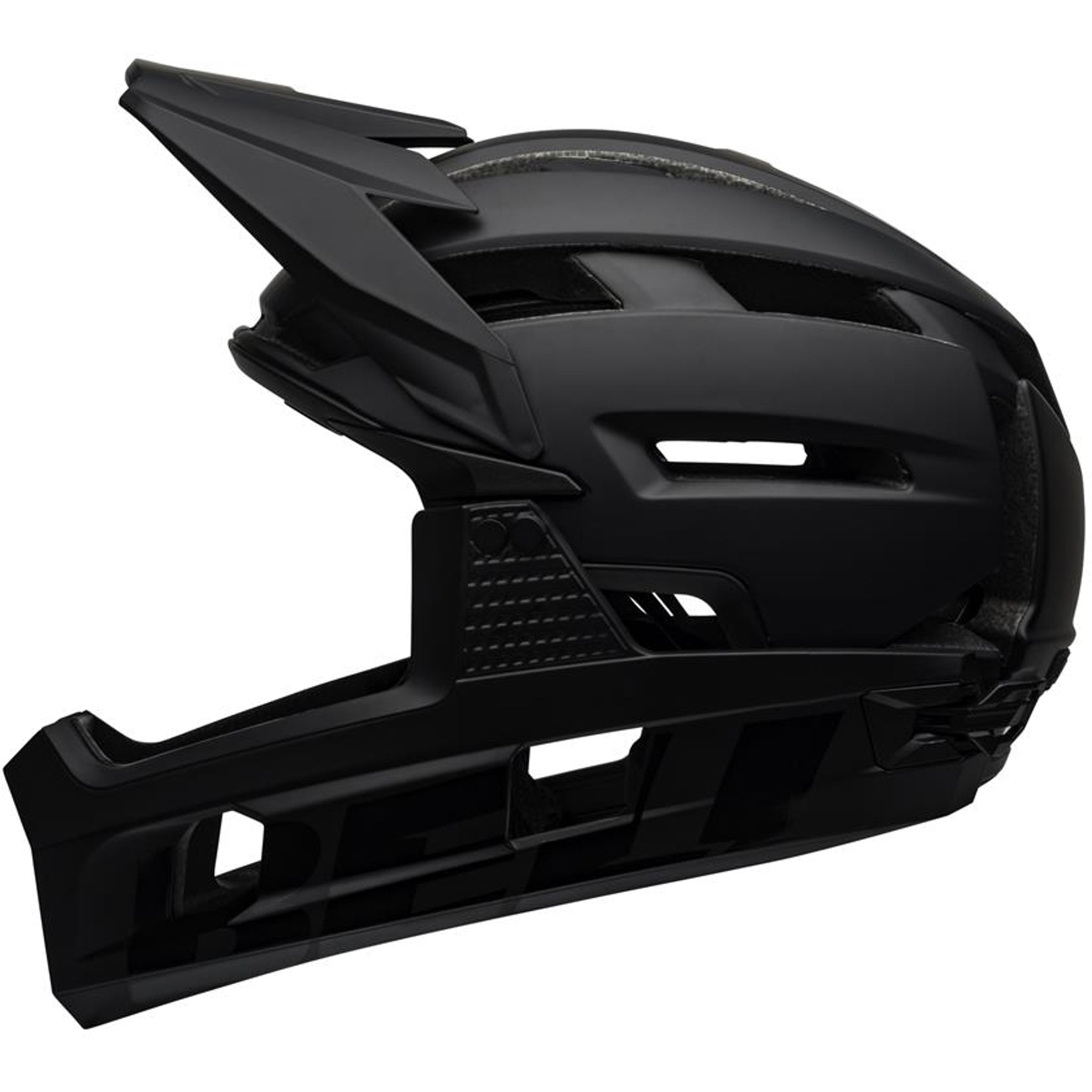 Bell Super Air R MIPS Full - Face Mountain Biking Helmet in Matte Black Color, Medium Size