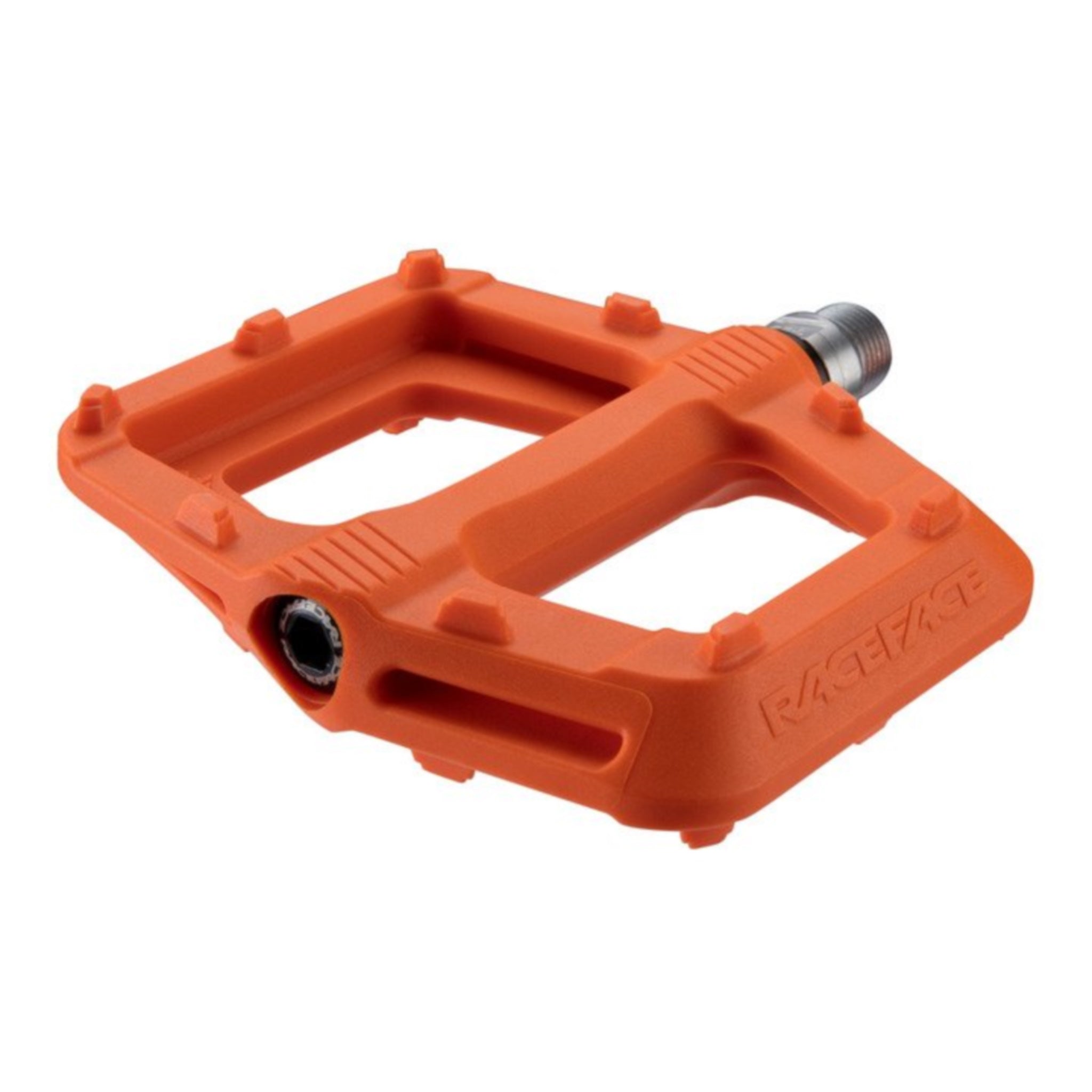 Race Face Orange Composite Riding Pedals for Bicycle Races