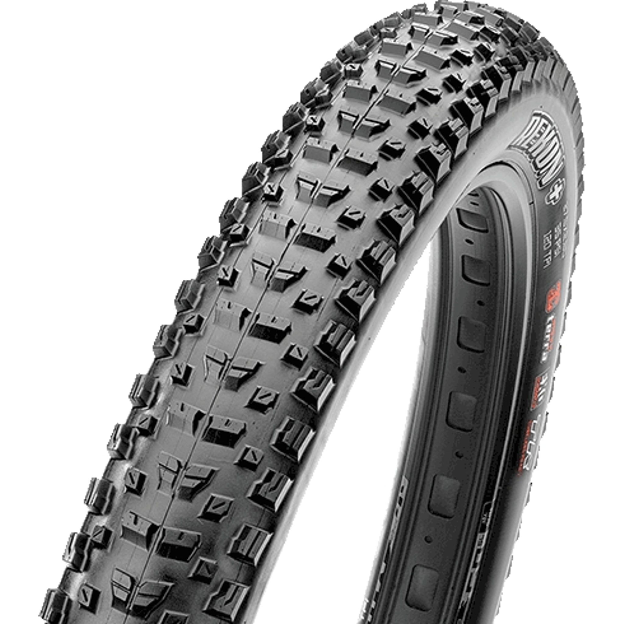 Maxxis Rekon Folding Mountain Bike Tire with 3CT EXO TR Technology, 27.5 x 2.6 Size, Black Color