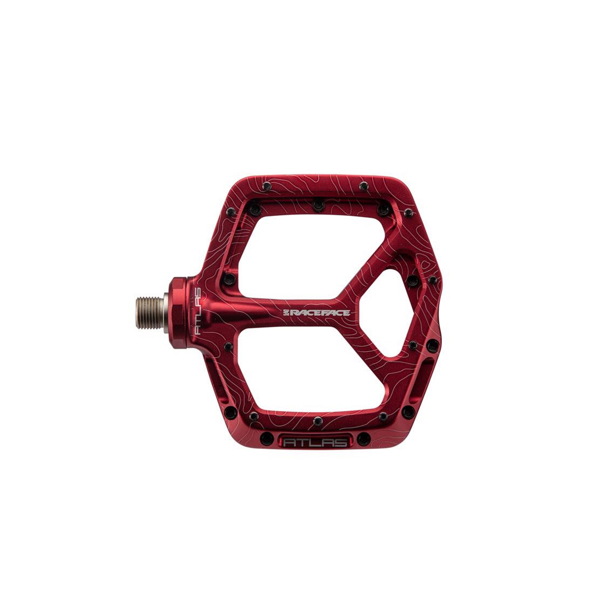 Red Race Face Atlas Pedal: Wide, Durable and High - Performance
