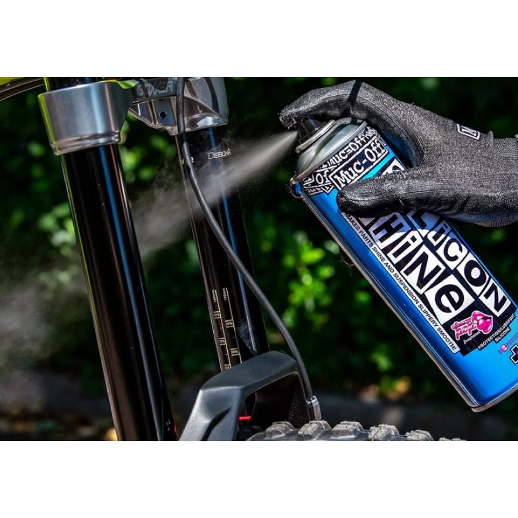 Muc-Off 500ml Aerosol Silicon Shine for Ultimate Bike Protection
