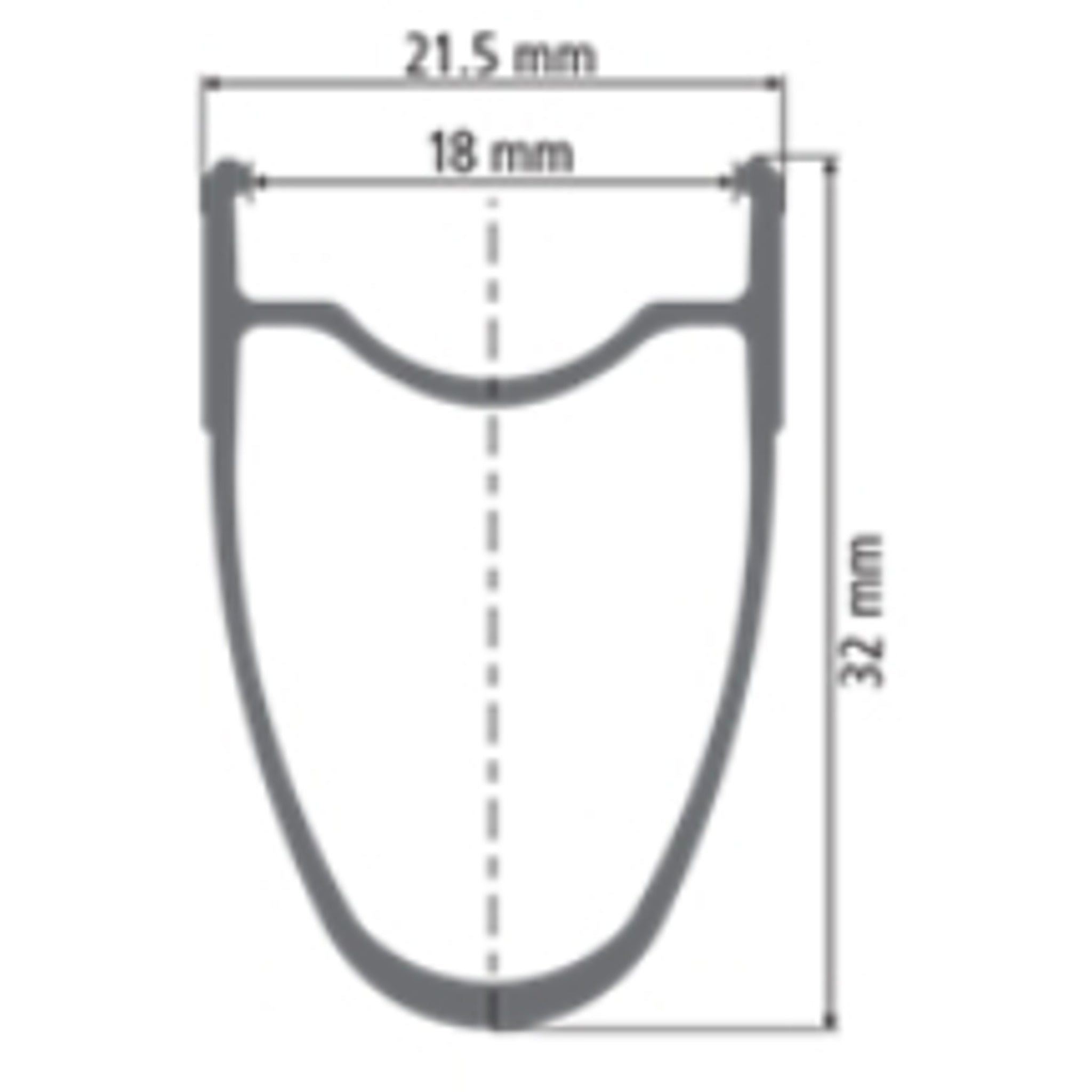 DT Swiss 700c x 18mm Rear 511 Lightweight 20H Rim for All Surfaces