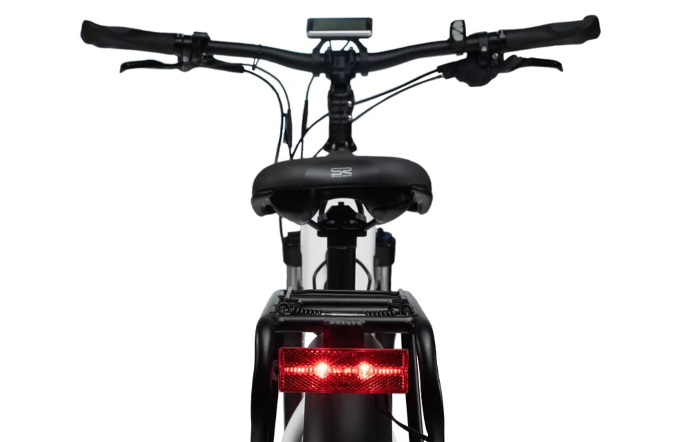 Watt Wheels Bighorn LS White Electric Commuter and Trail Bike with 672wh Battery