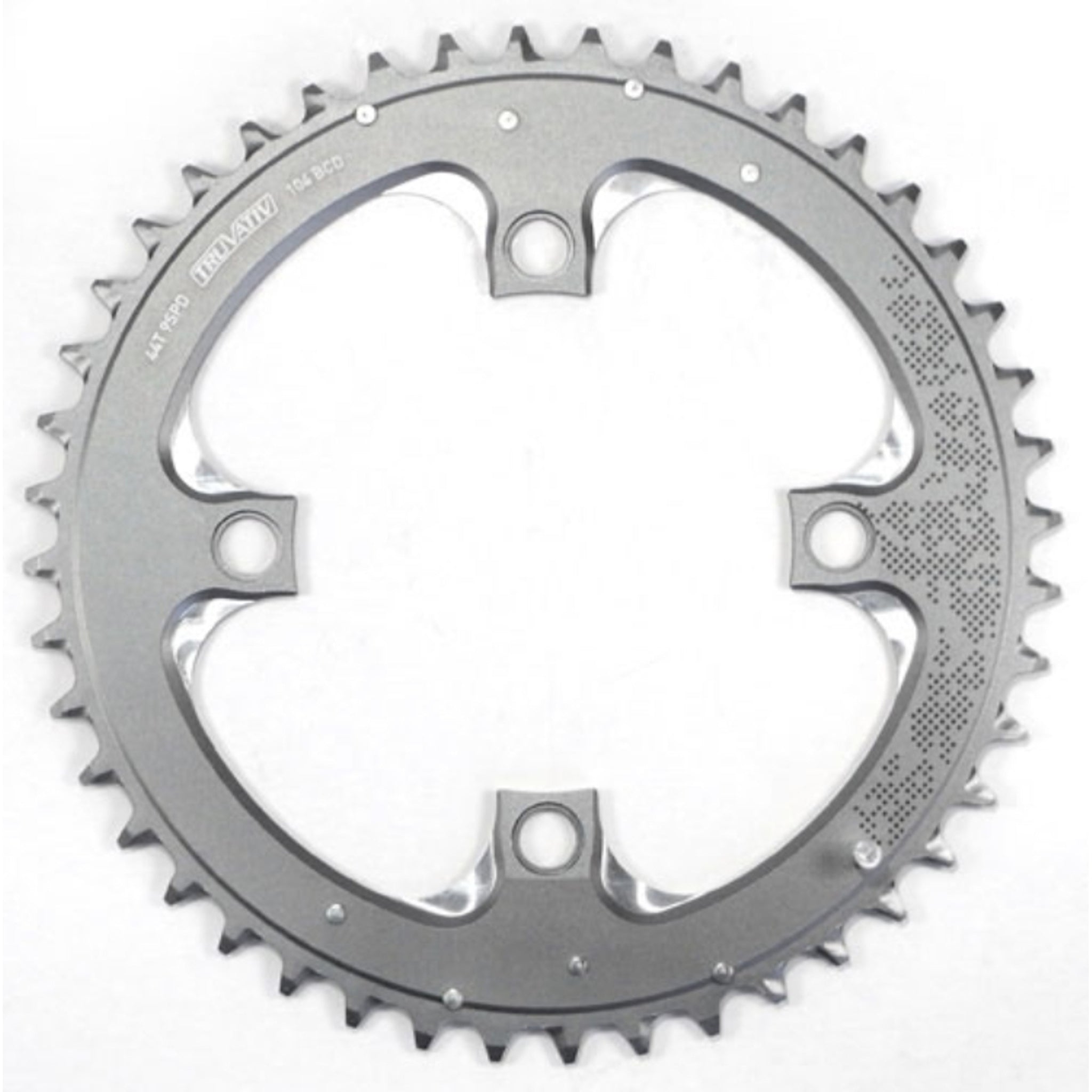 High - Performance Truvativ Mountain Bike Aluminium Chainring in Sleek Black with 42 - Tooth and 120mm Bolt Circle Diameter