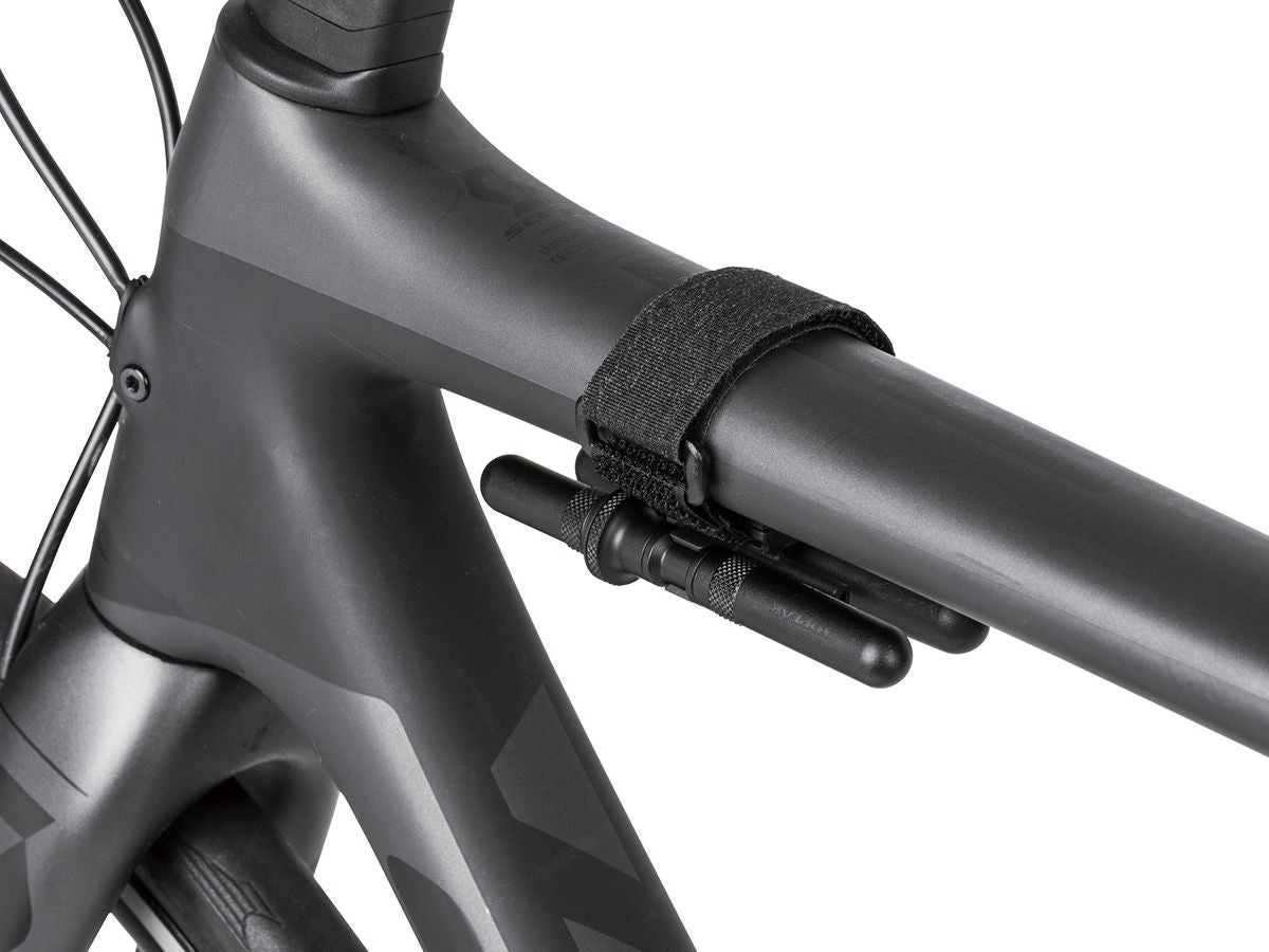 Topeak Tubi-Pod X Aluminum Capsule for Tubeless Tire Repair - Set of 3 Pieces with 3.5mm Tools and 5 Tire Plugs