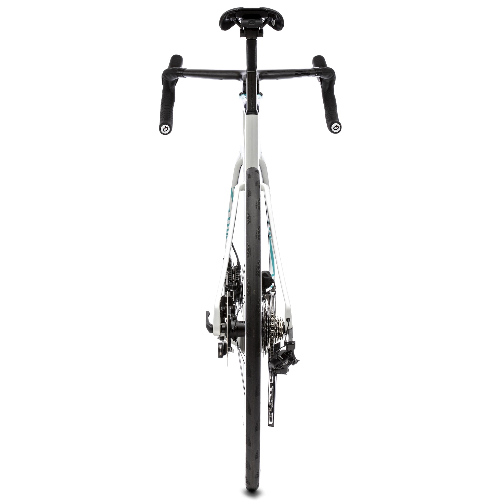 Merida Reacto Team High - Performance Road Bicycle in White, Teal and Pearl Colors