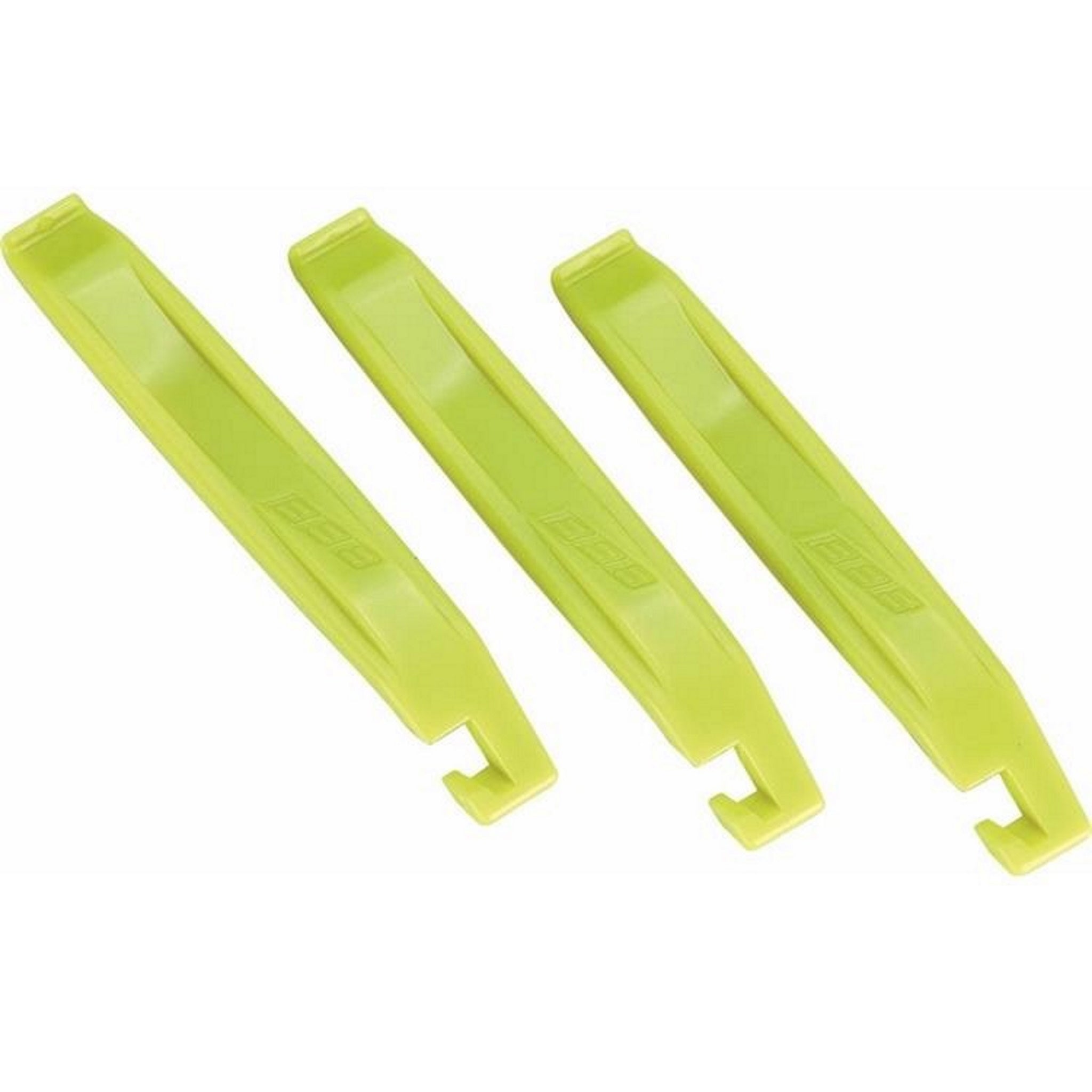 3-Piece Neon Yellow BBB EASYLIFT Tyre Levers for Easy Use