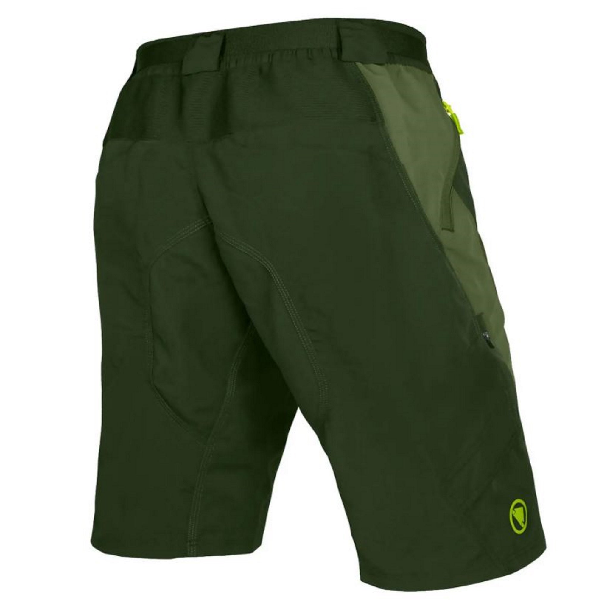 Endura Olive Green Hummvee II Short with Detachable Liner