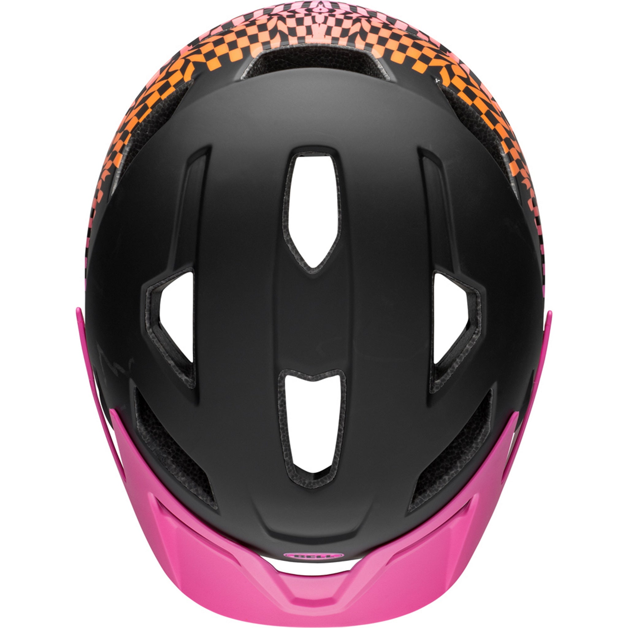 Matte Pink Bell Sidetrack Youth Helmet with Universal Fit
